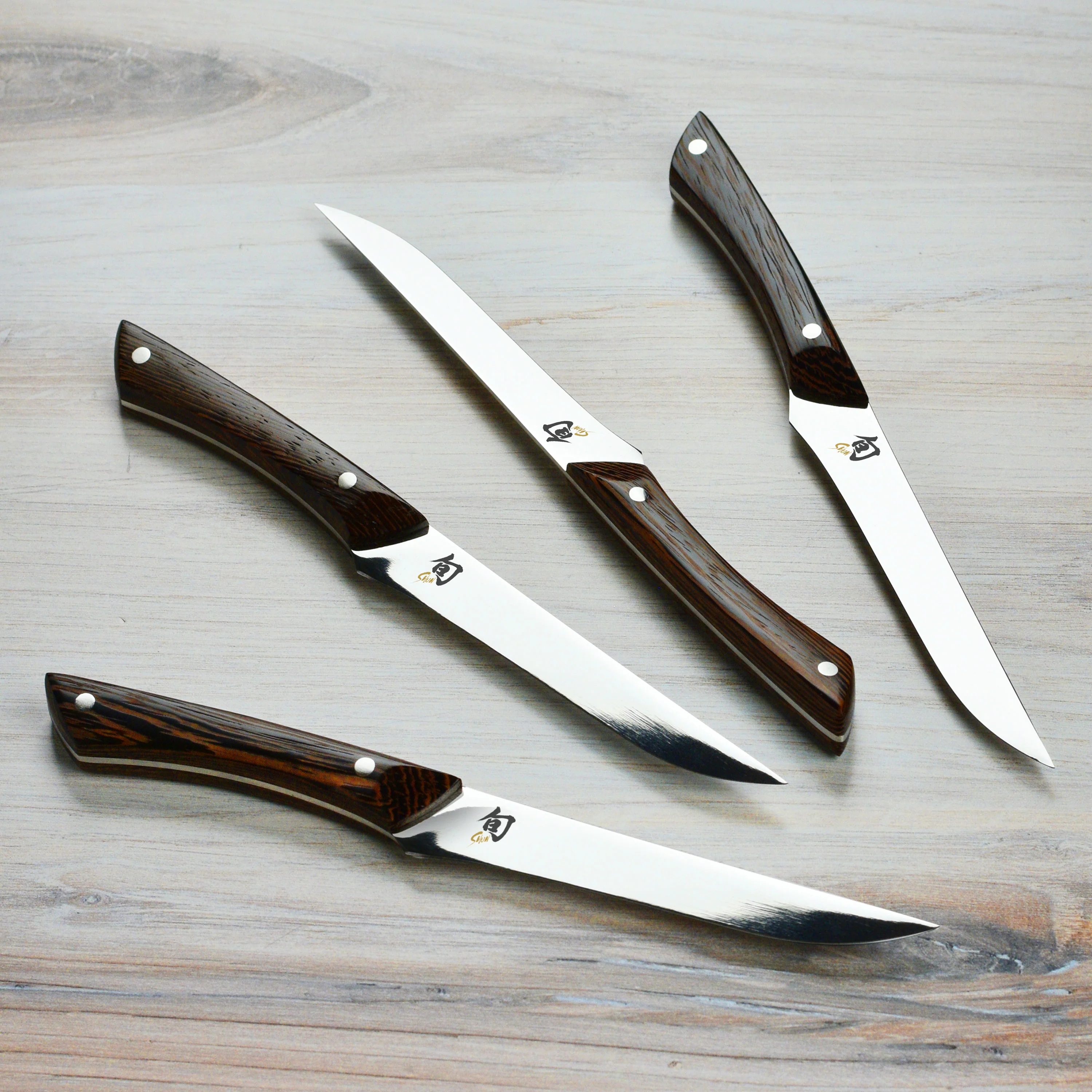 Shun 4 Piece Shima Steak Knife Set, Natural Tagayasan - Image 7