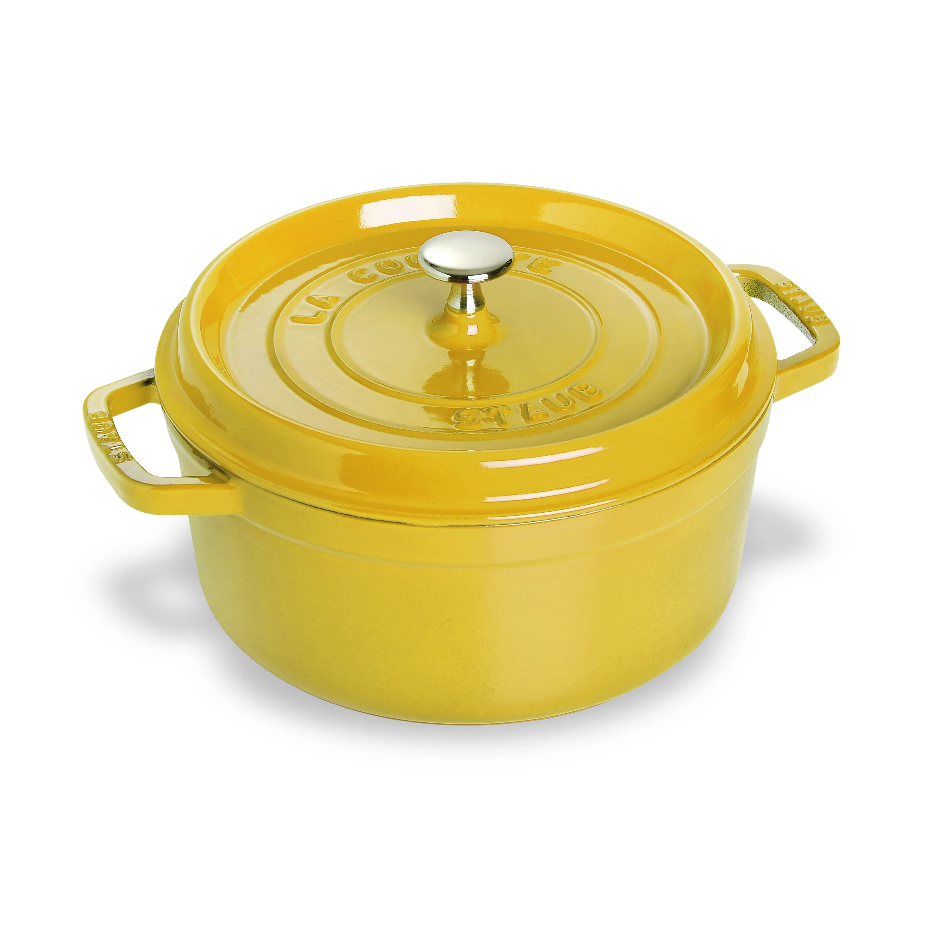 Staub 5.5-quart Citron Round Dutch Oven