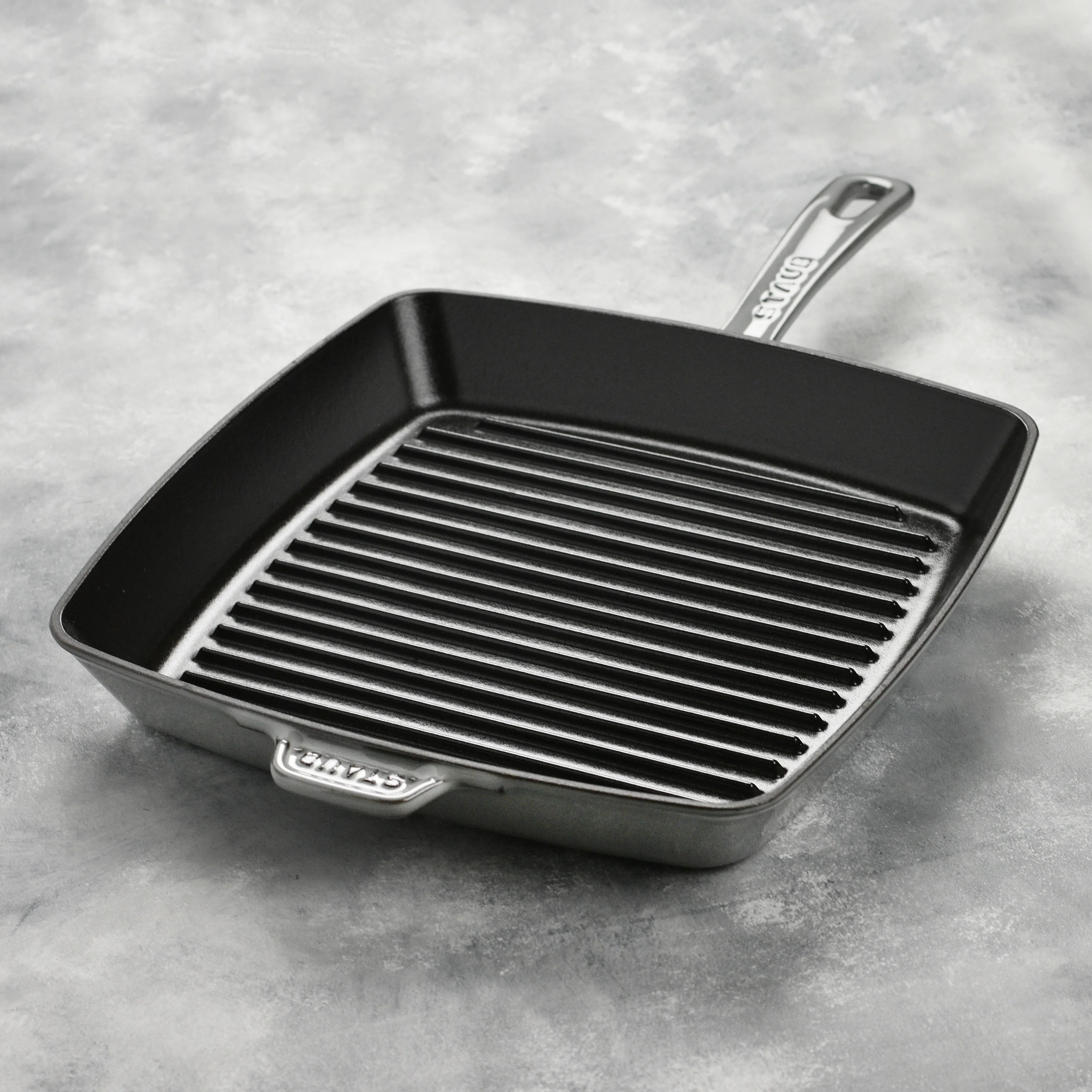 Staub 12" Graphite Gray Square Grill Pan - Image 5