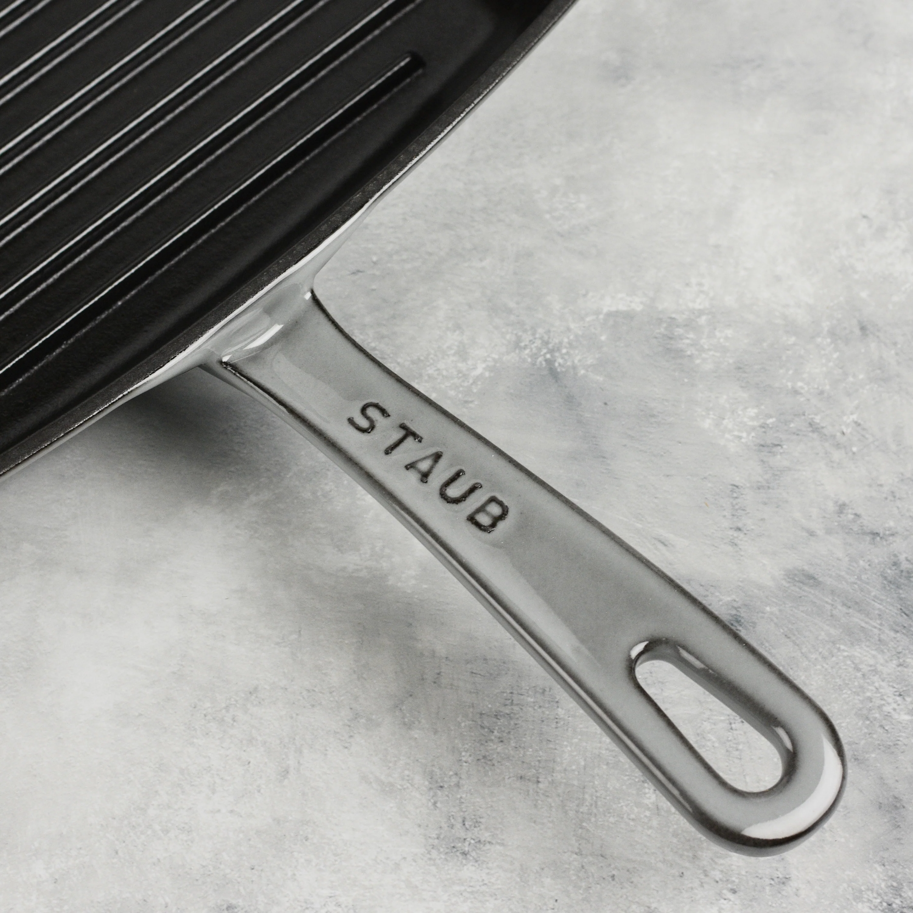 Staub 12" Graphite Gray Square Grill Pan - Image 7
