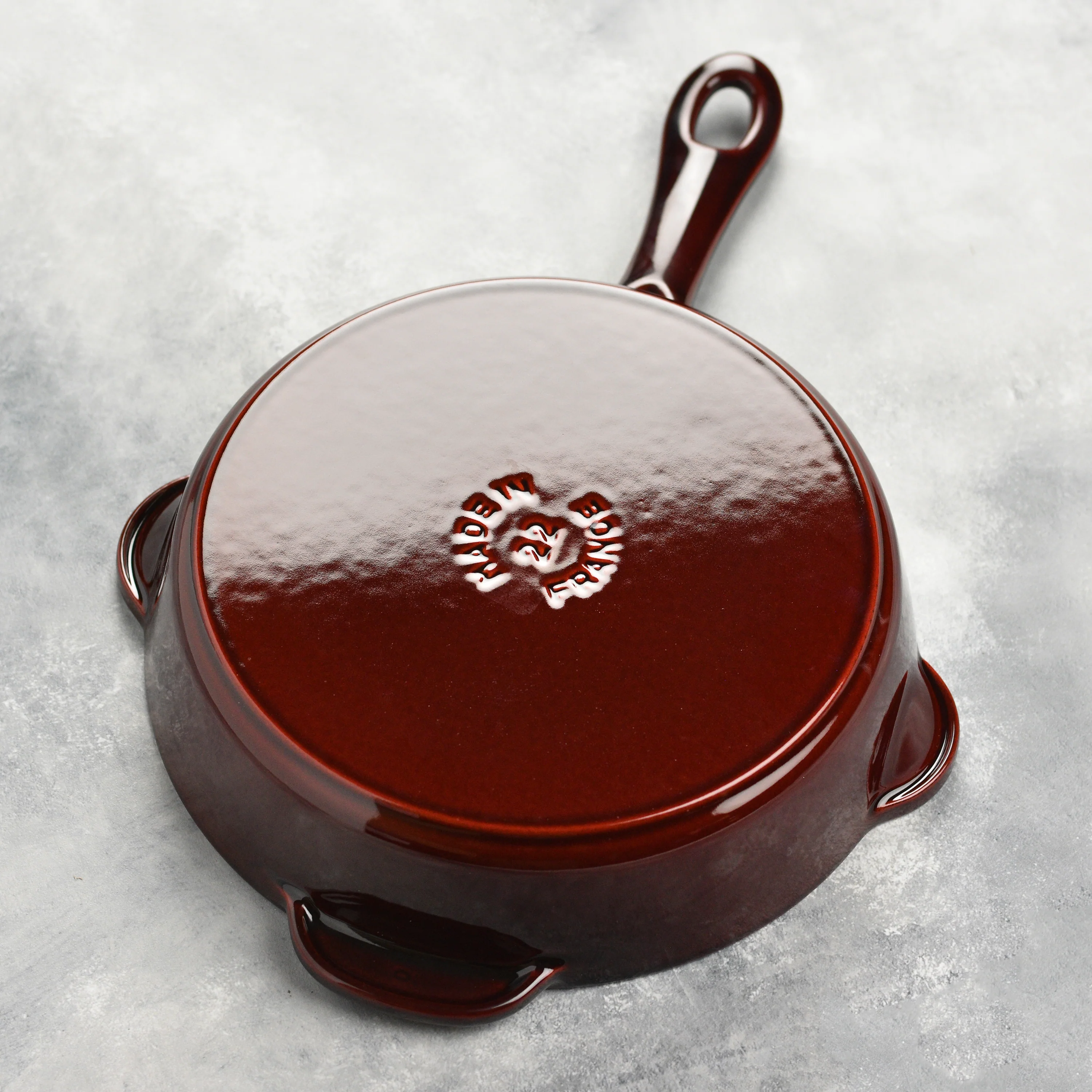 Staub 8.5" Grenadine Cast Iron Deep Traditional Skillet - Image 3