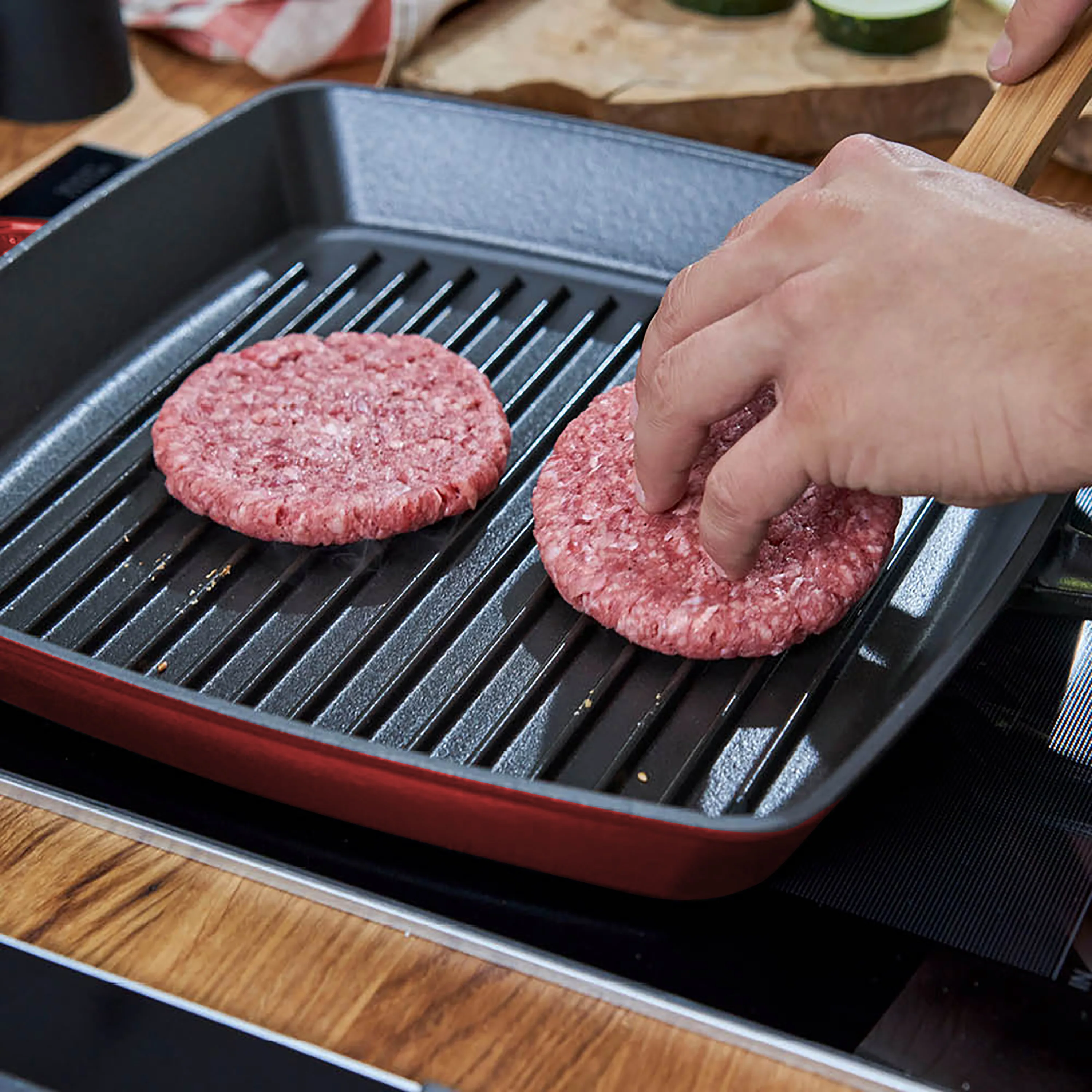 Staub 12" Grenadine Square Grill Pan - Image 6