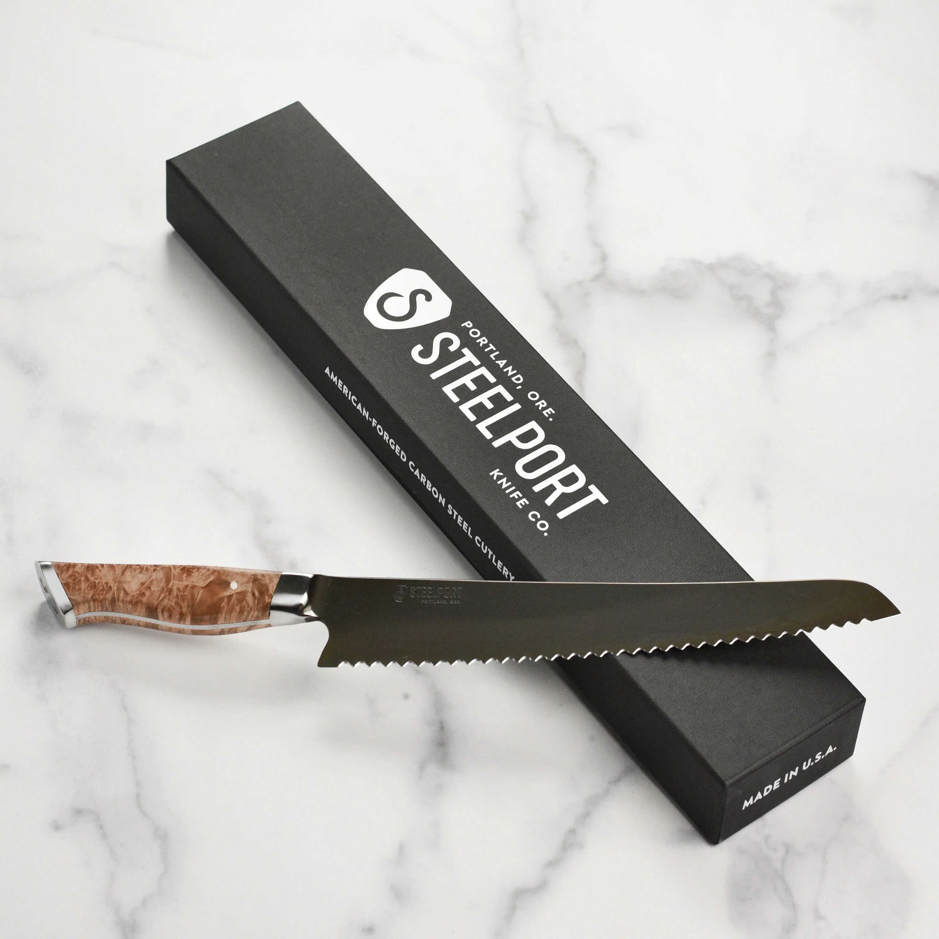 Steelport Carbon Steel 10" Bread Knife - Image 11