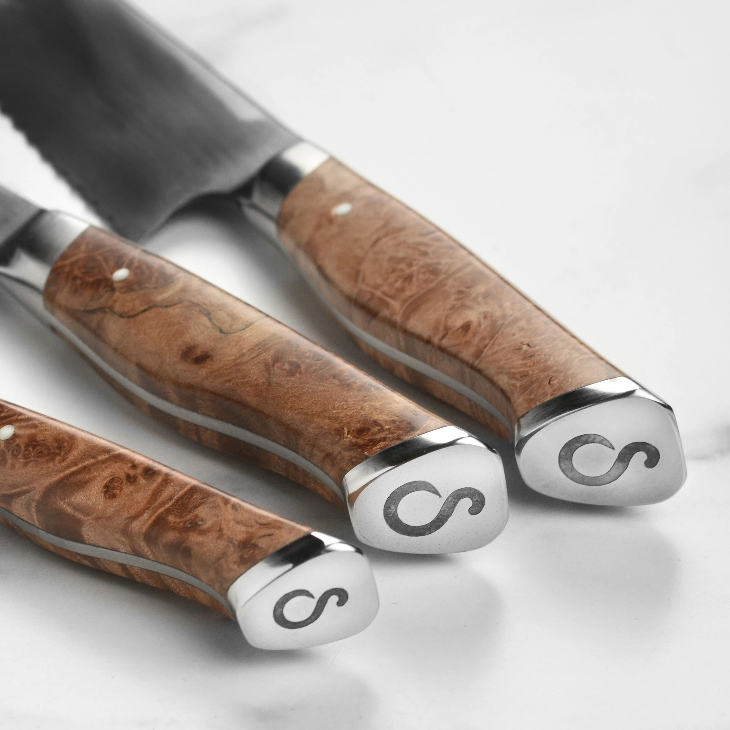 Steelport Carbon Steel 3 Piece Knife Set - Image 2