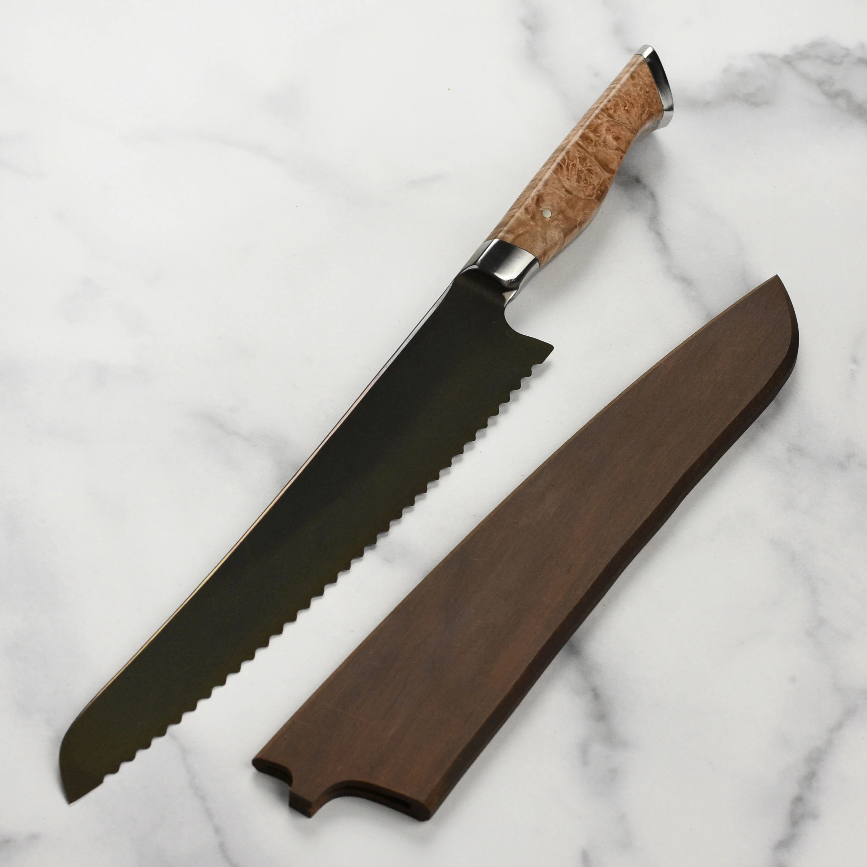 Steelport Oregon Maple Magnetic Sheath for 10" Bread & Slicing Knives - Image 5