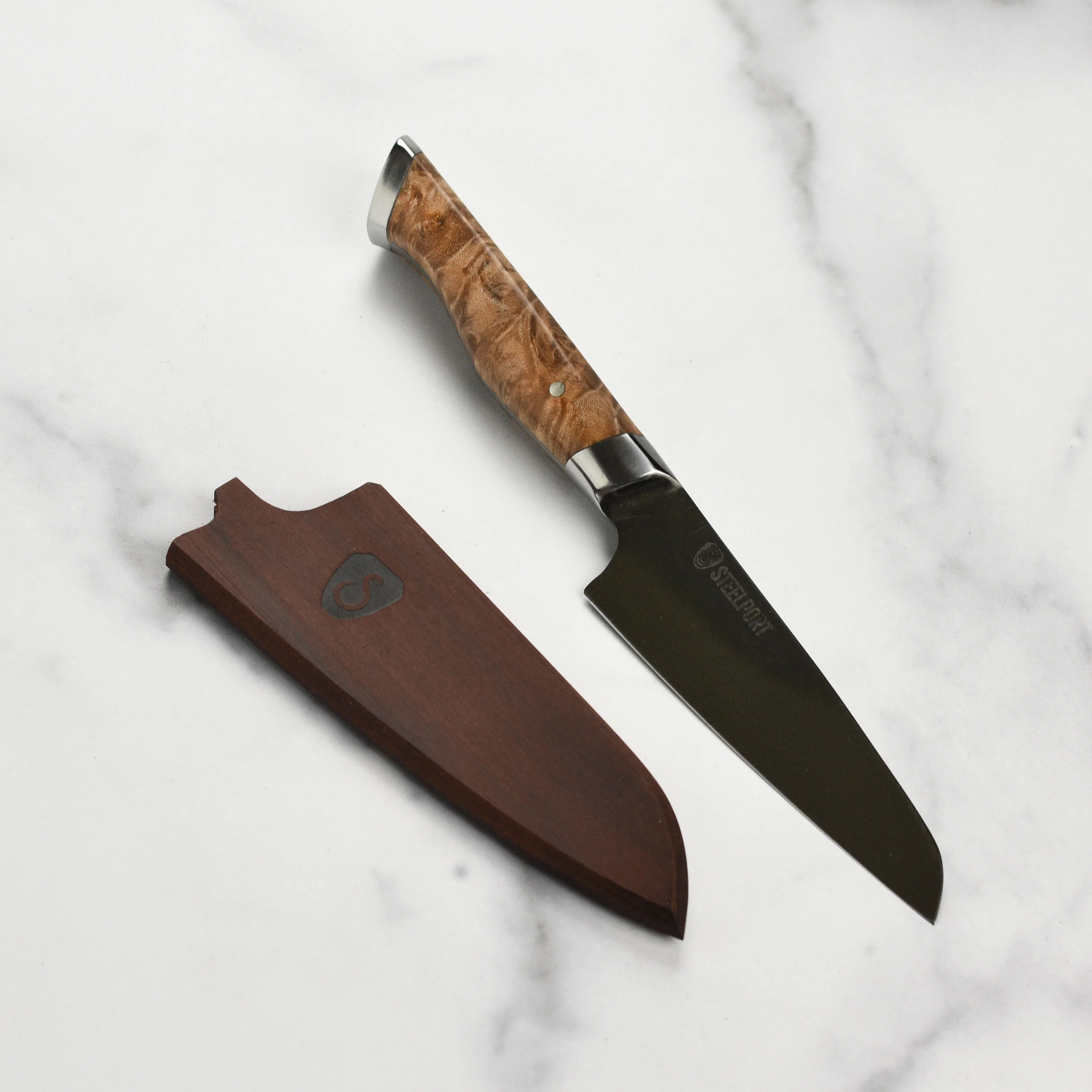 Steelport Oregon Maple Magnetic Sheath for 4" Paring Knife - Image 5