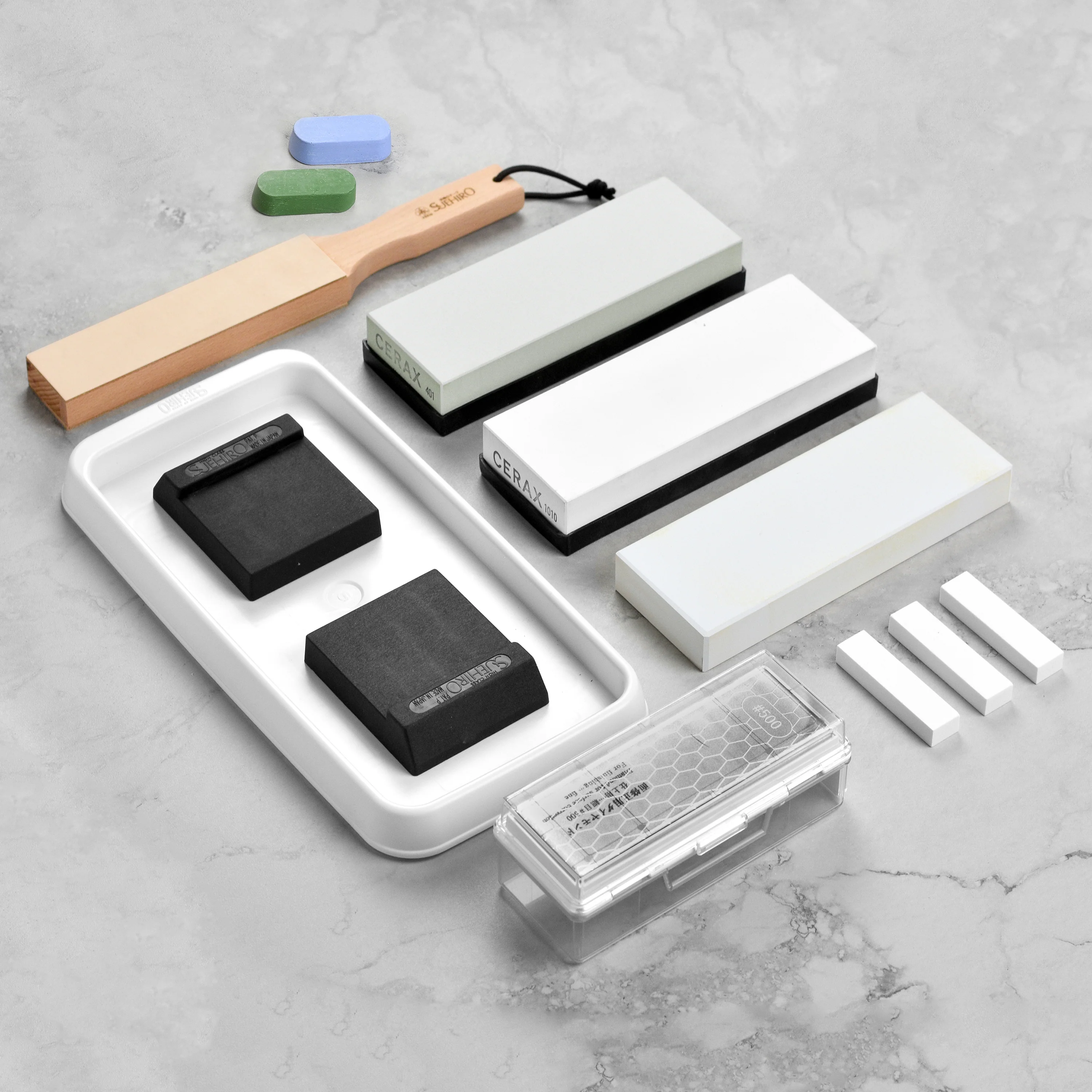 Suehiro Whetstone Sharpening Kit - Image 2