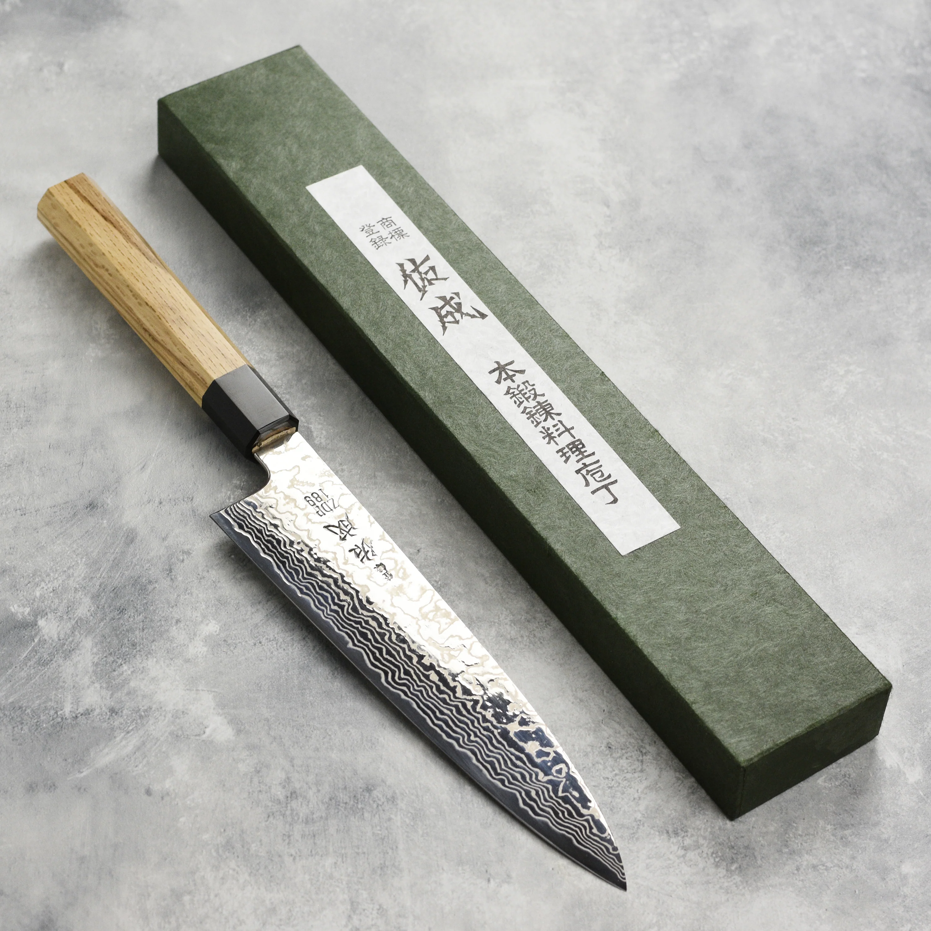 Sukenari ZDP189 Damascus 8.25" Gyuto - Image 8