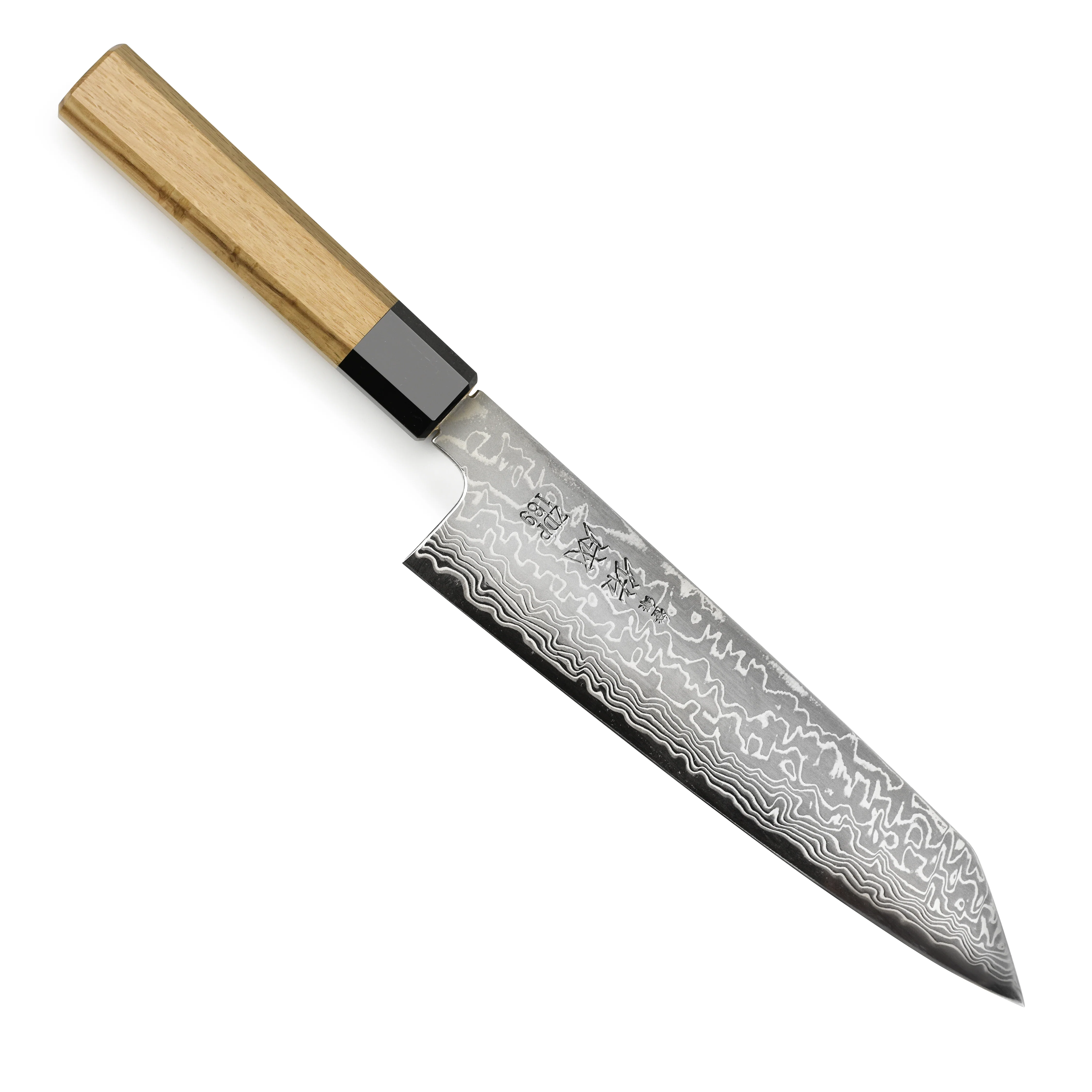 Sukenari ZDP189 Damascus 8.25" Kiritsuke - Image 7