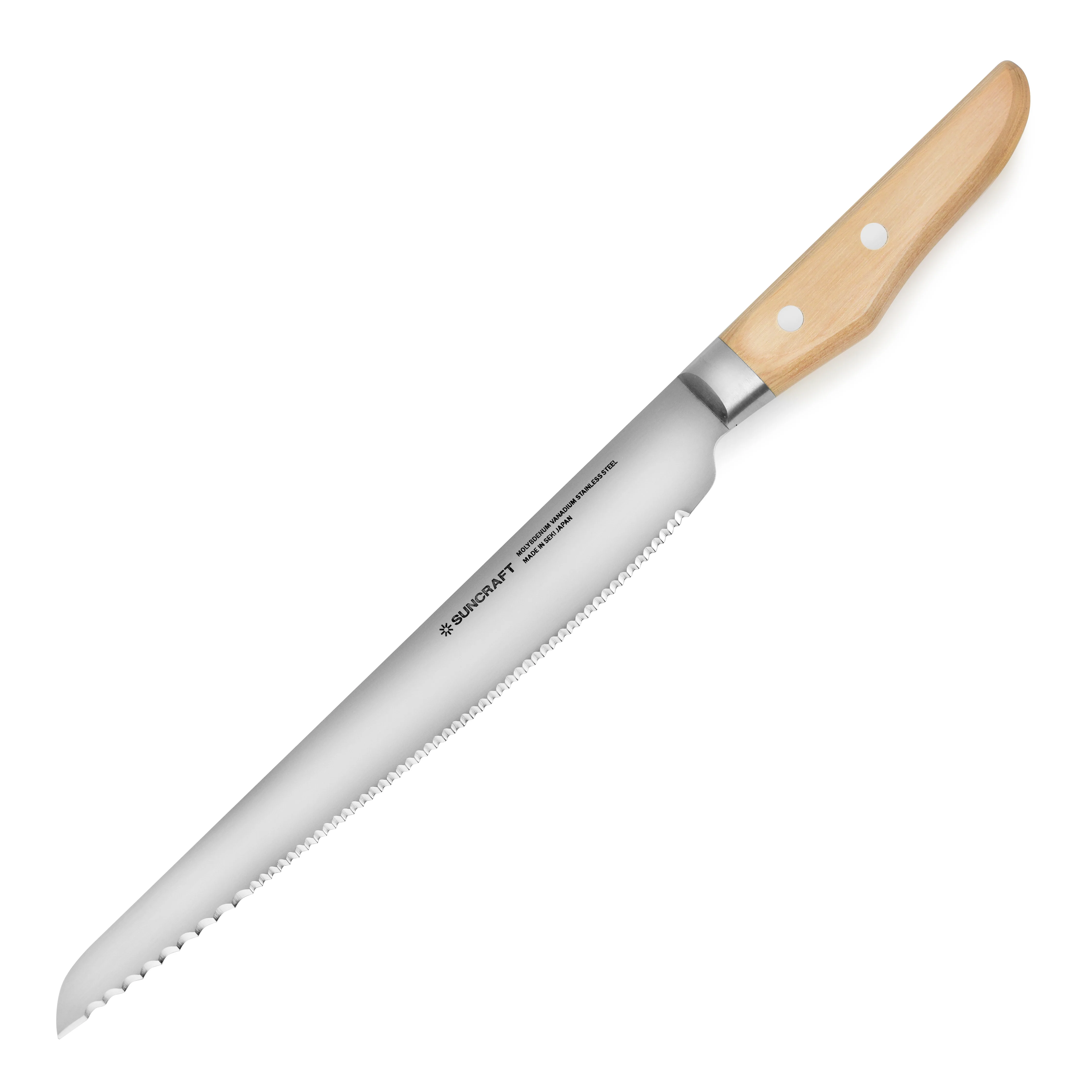Suncraft Seseragi 8.75" Bread Knife, Left-Handed - Image 5