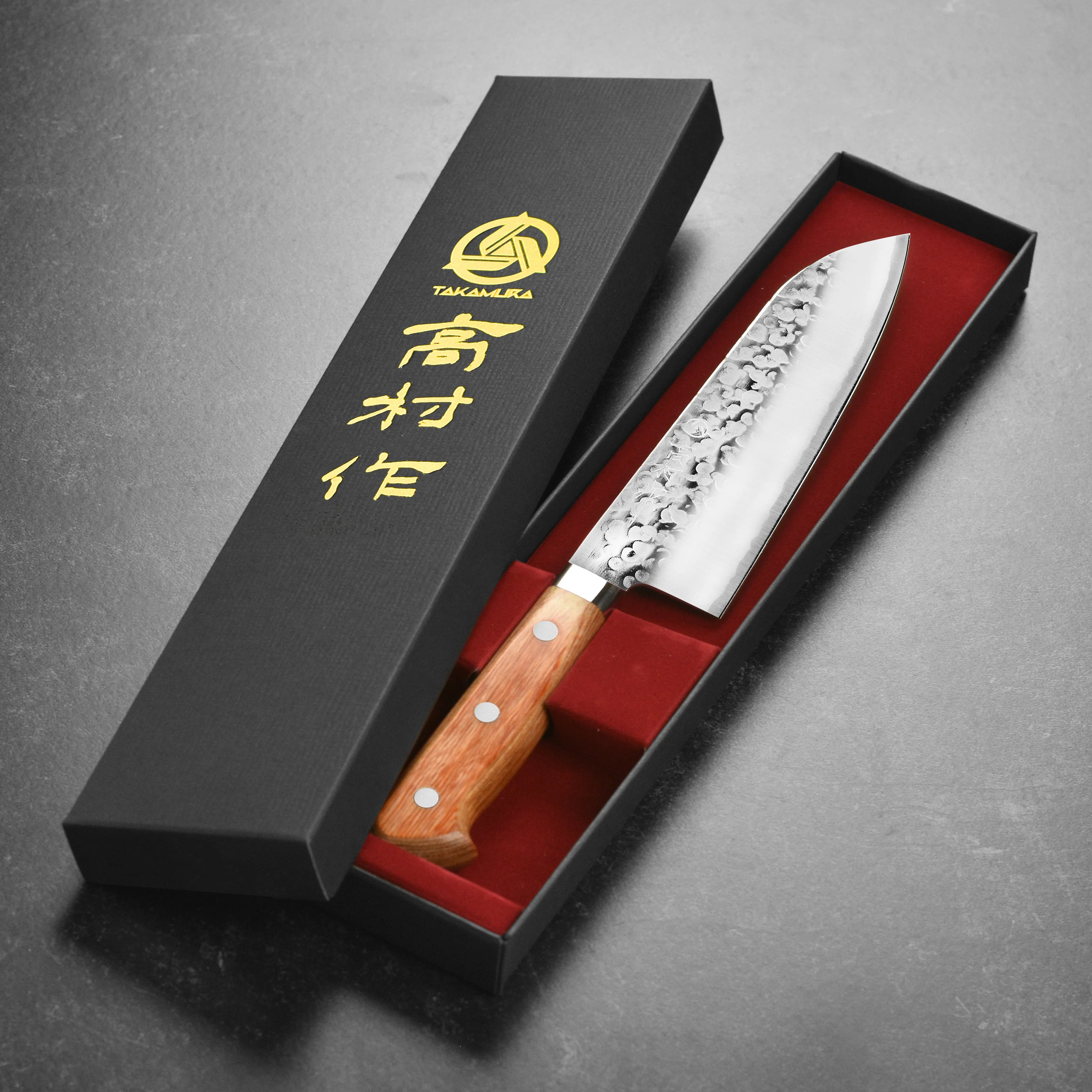 Takamura Chromax Tsuchime 6.7" Santoku - Image 3