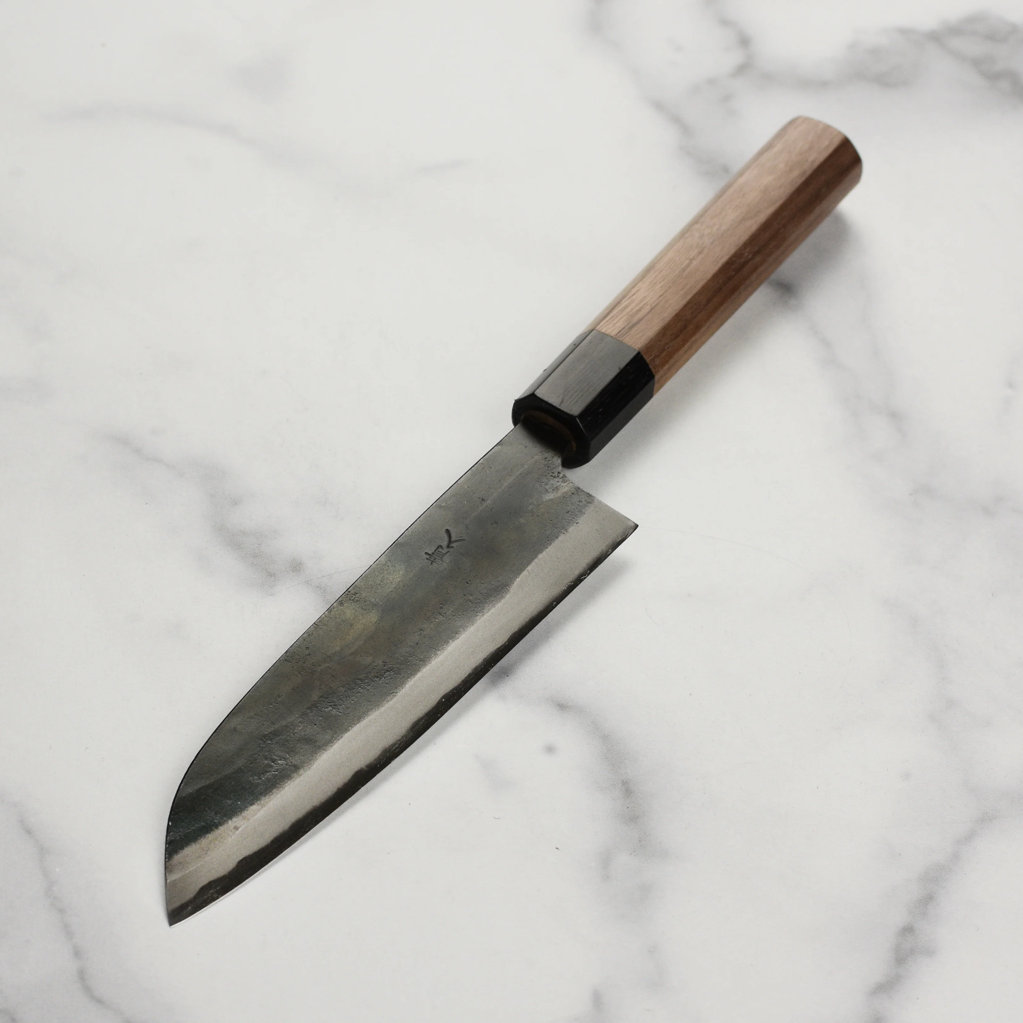 Takayuki Aogami Kurouchi 6.7" Santoku - Image 12