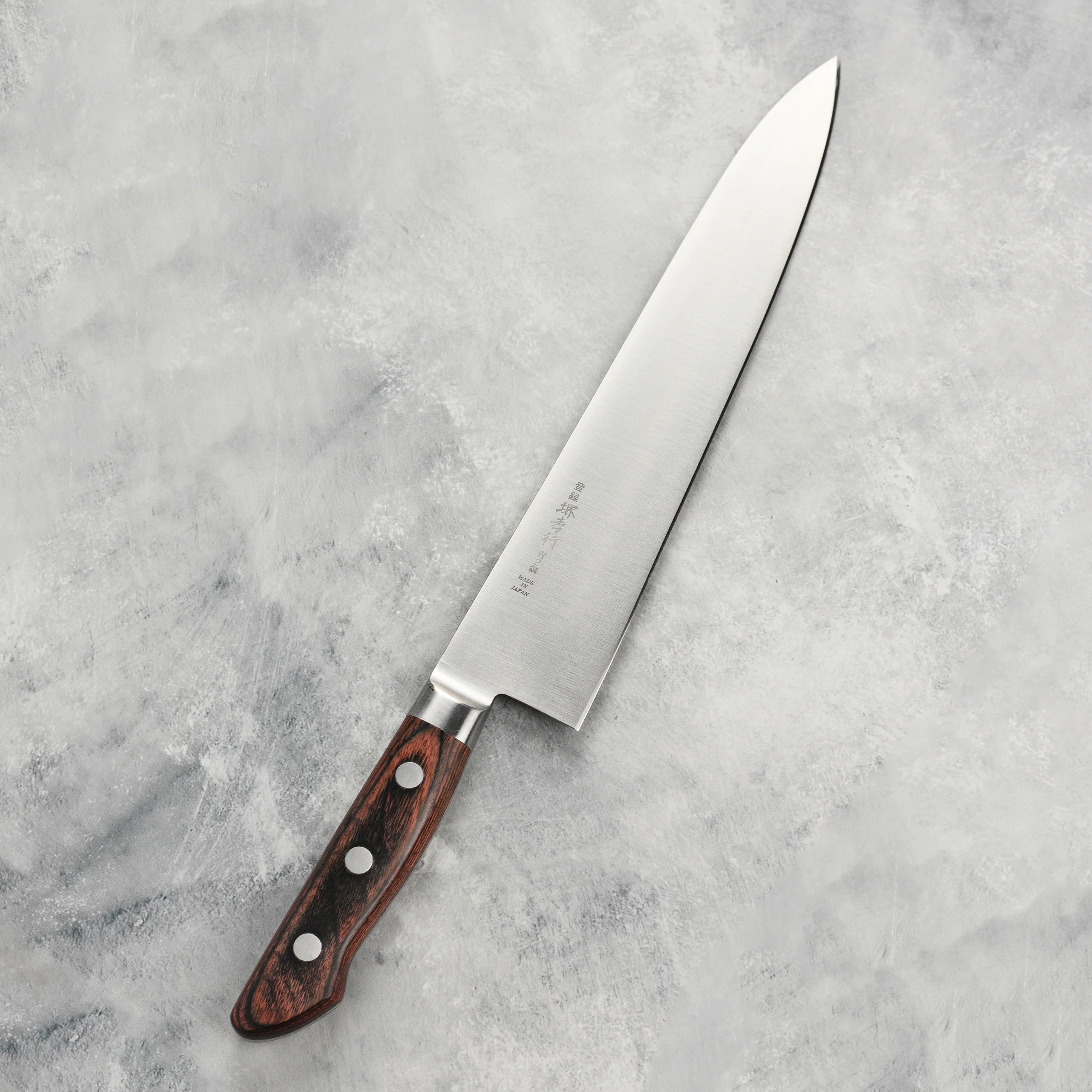 Takayuki Aogami #2 Mono Carbon Steel 9.4" Gyuto - Image 6