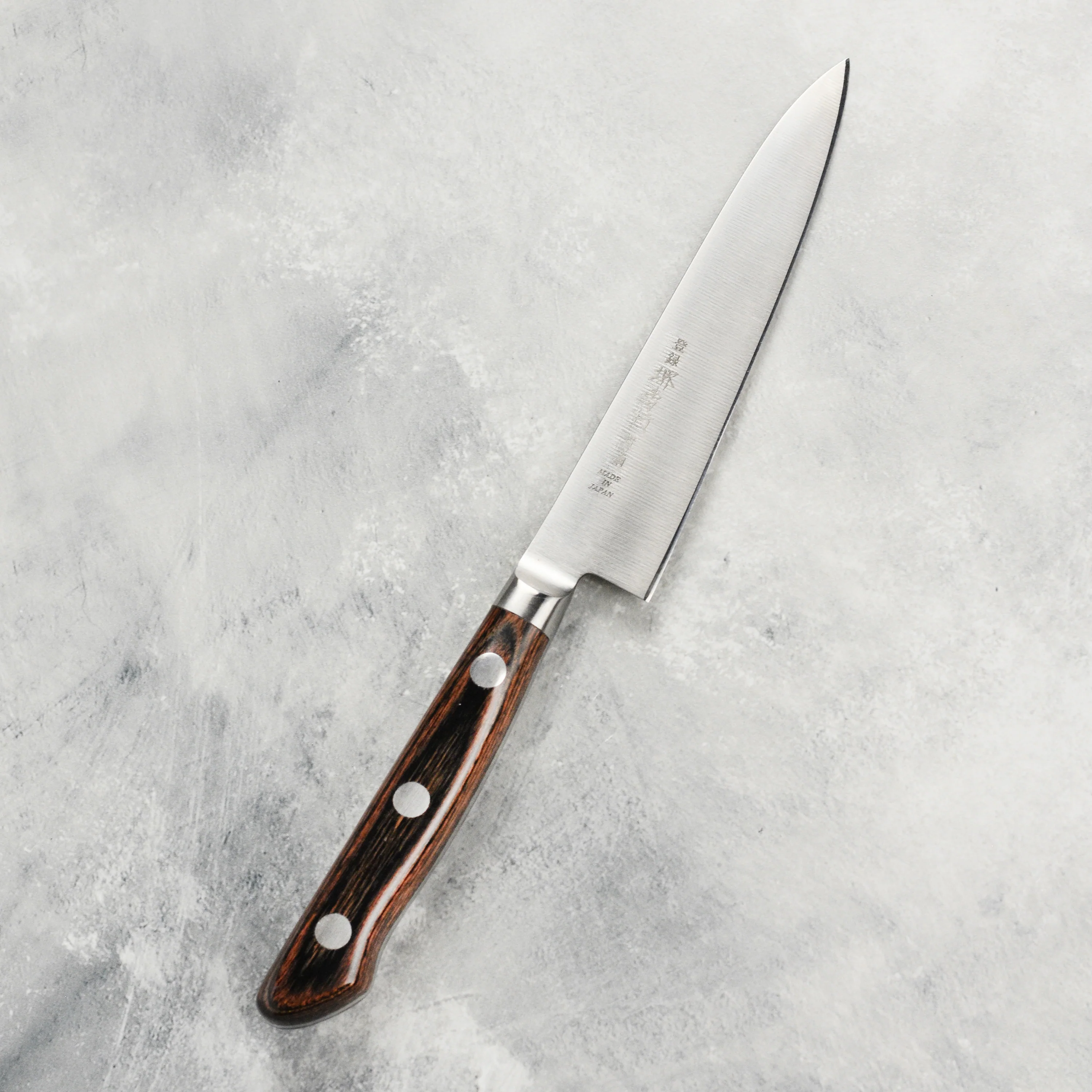 Takayuki Aogami #2 Mono Carbon Steel 4.75" Petty - Image 6