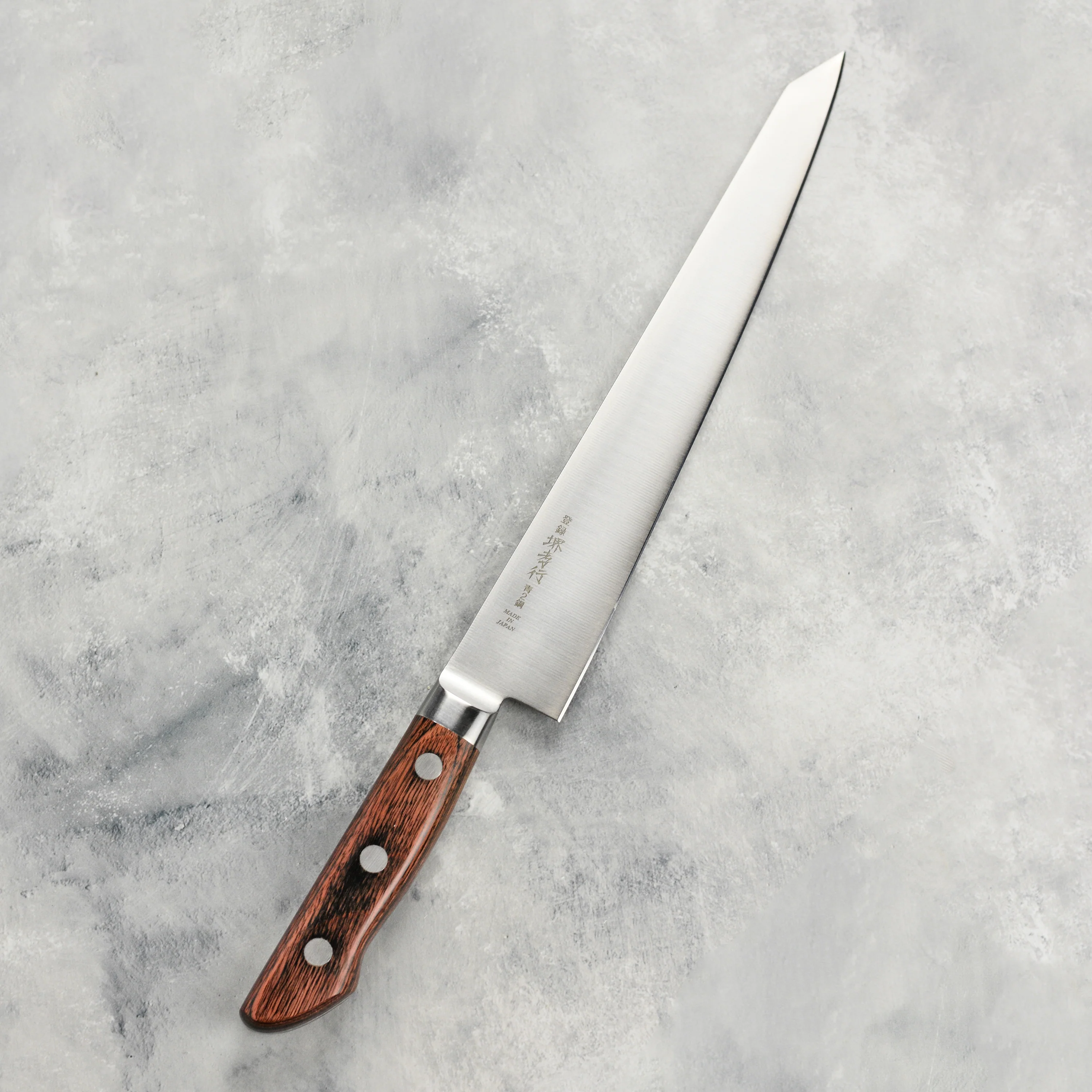 Takayuki Aogami #2 Mono Carbon Steel 9.4" Sujihiki - Image 6