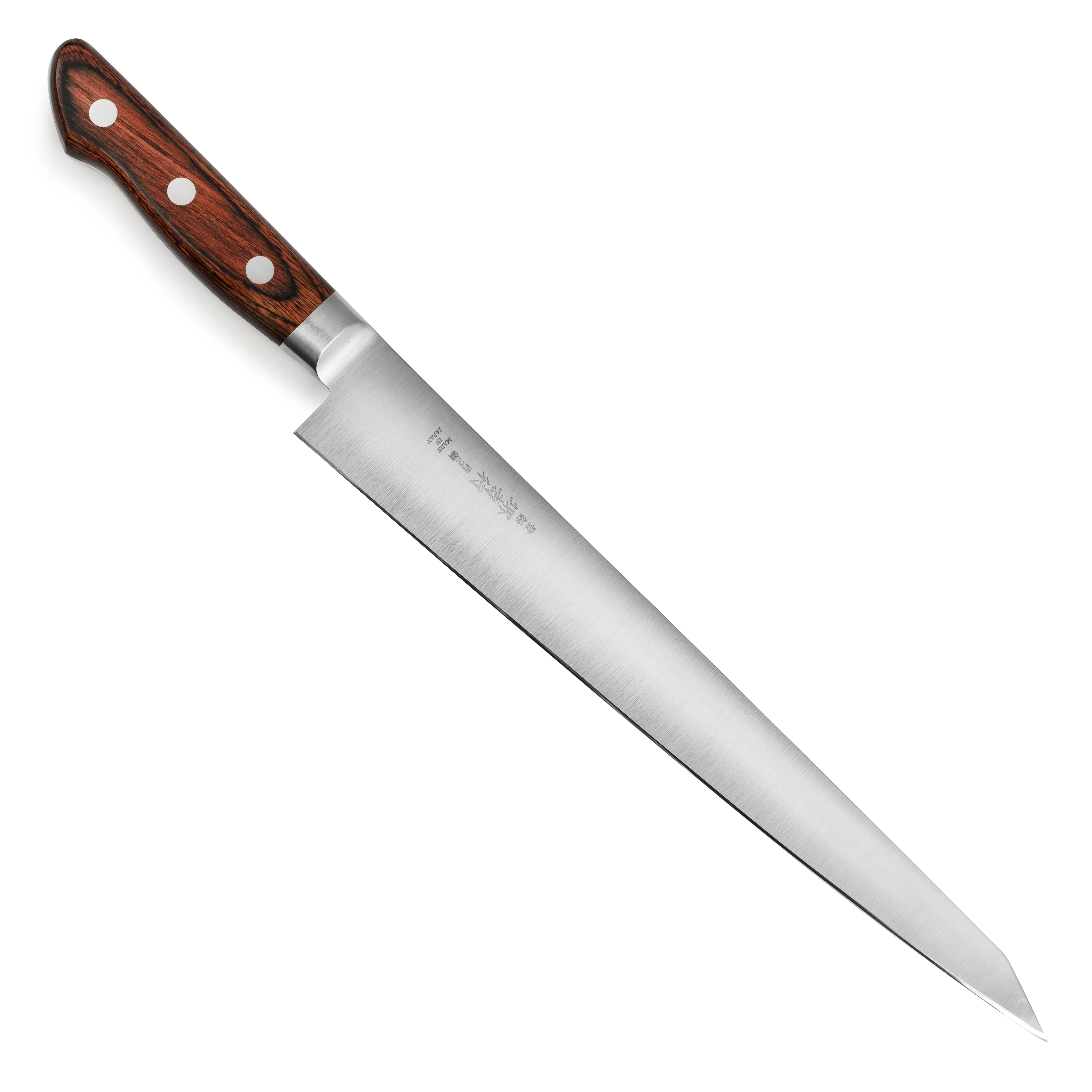 Takayuki Aogami #2 Mono Carbon Steel 10.6" Sujihiki - Image 4