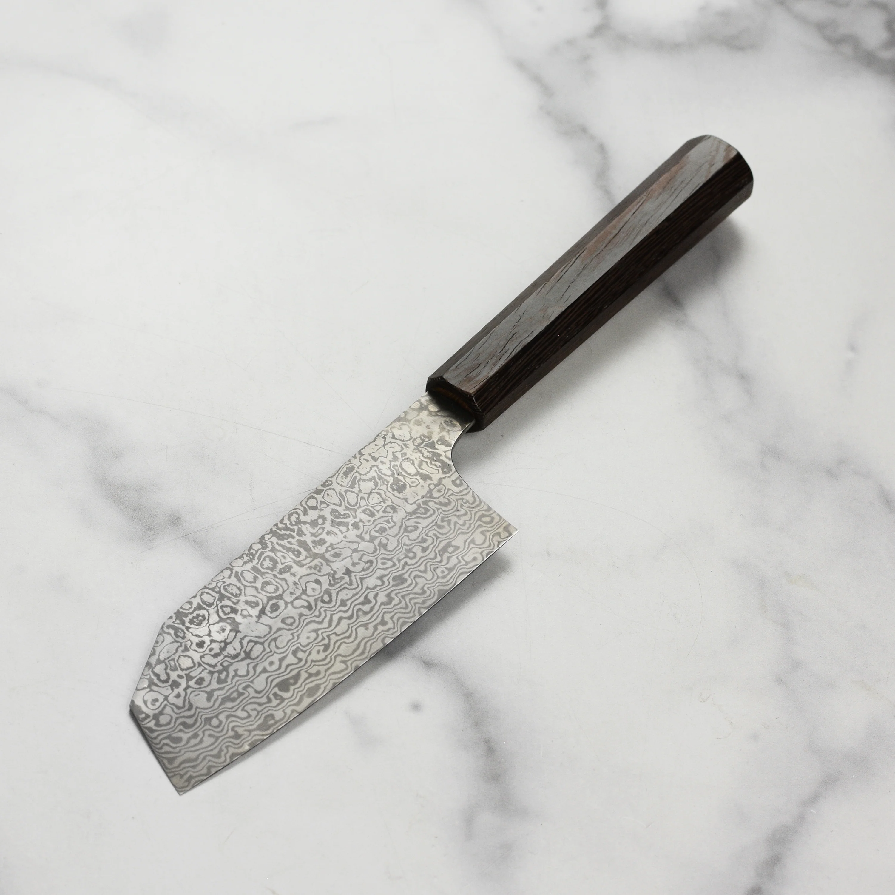 Takayuki Coreless Damascus 5.3" Tall Bunka - Image 3