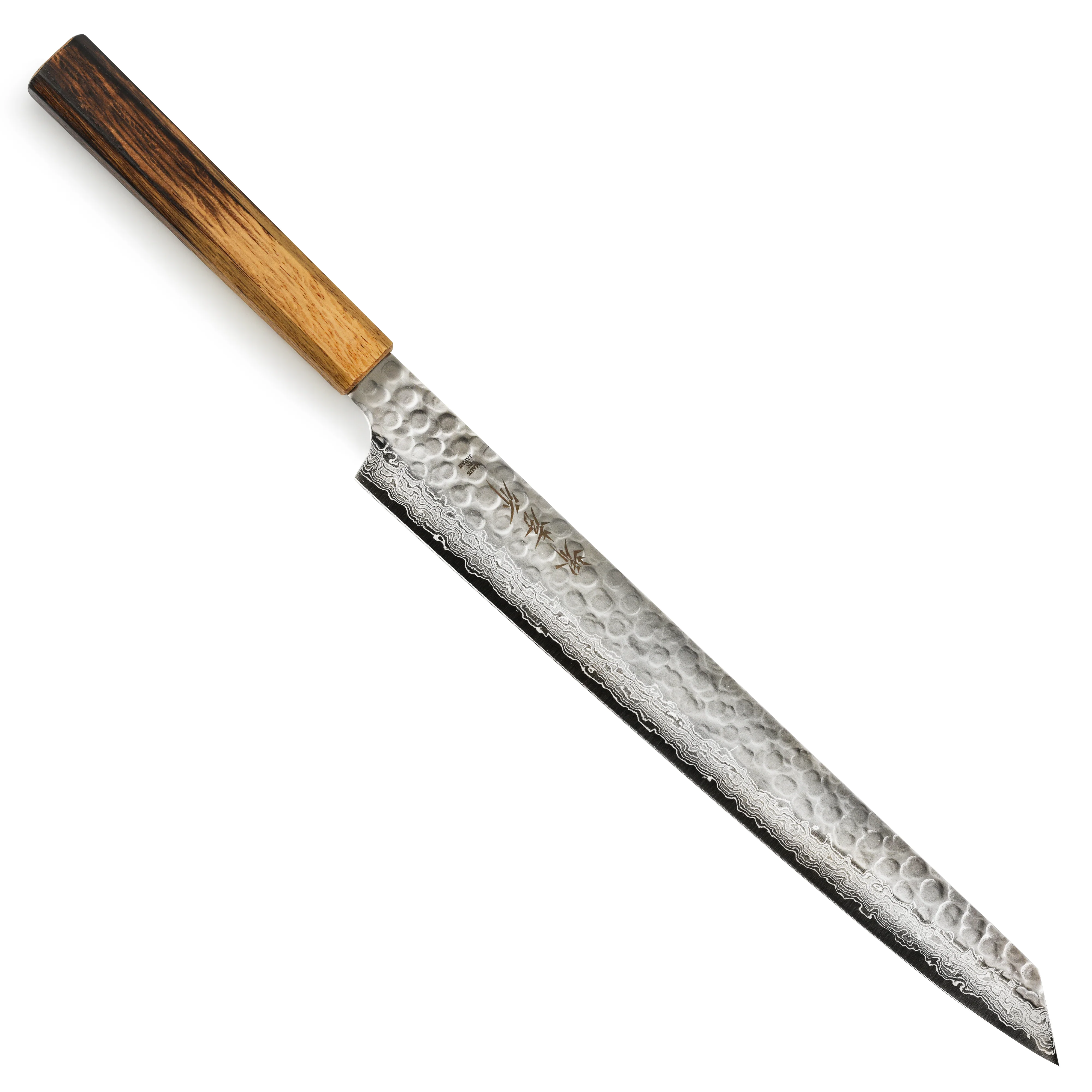 Takayuki Tsuchime Damascus Urushi 11.8" Kengata-Yanagiba - Image 4