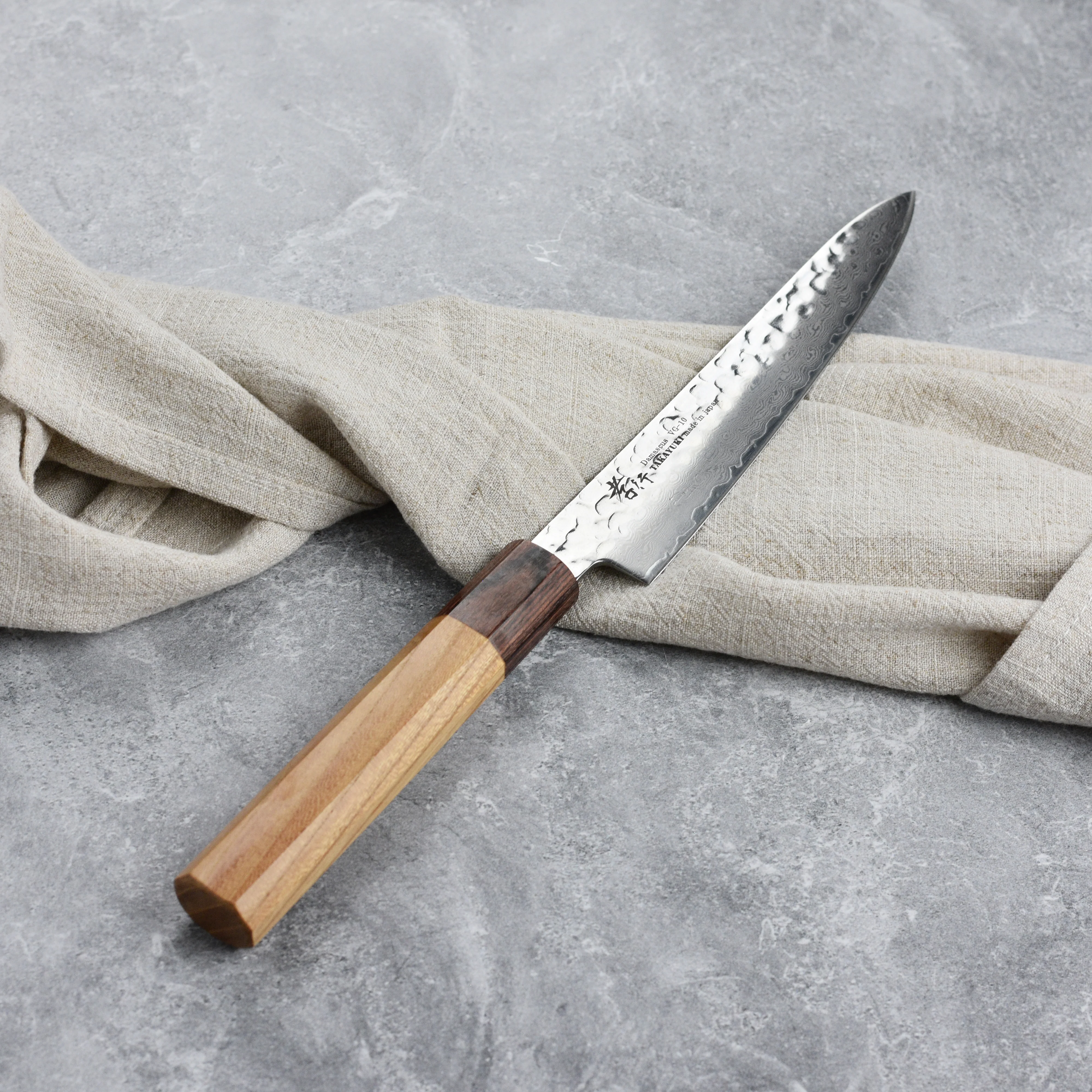 Takayuki Tsuchime Damascus 5.9" Petty - Image 9
