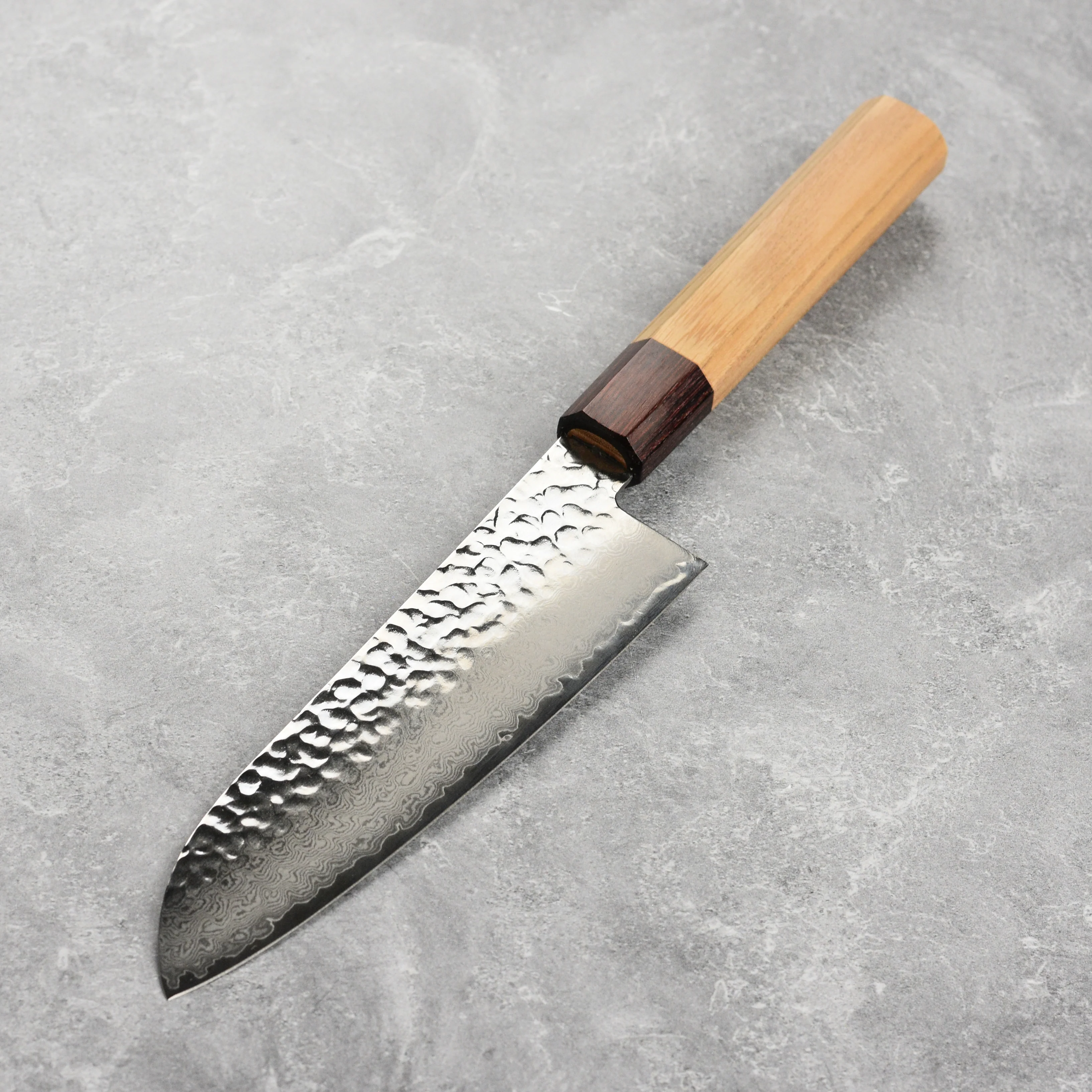 Takayuki Tsuchime Damascus 6.7" Santoku - Image 11