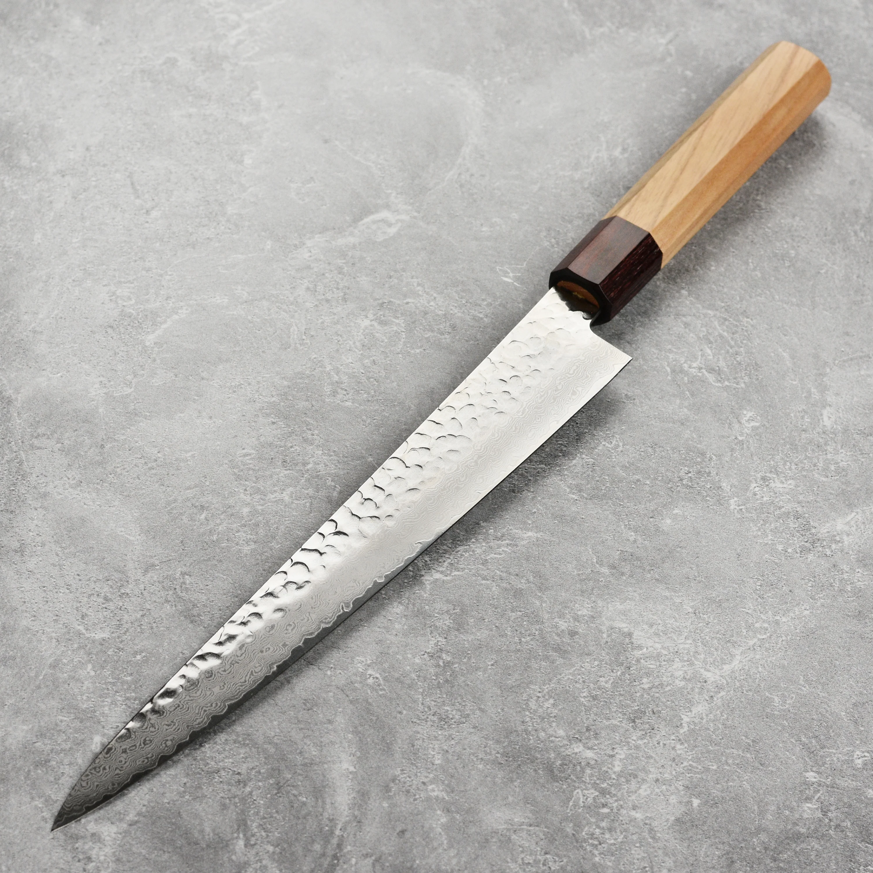 Takayuki Tsuchime Damascus 9.4" Sujihiki - Image 10