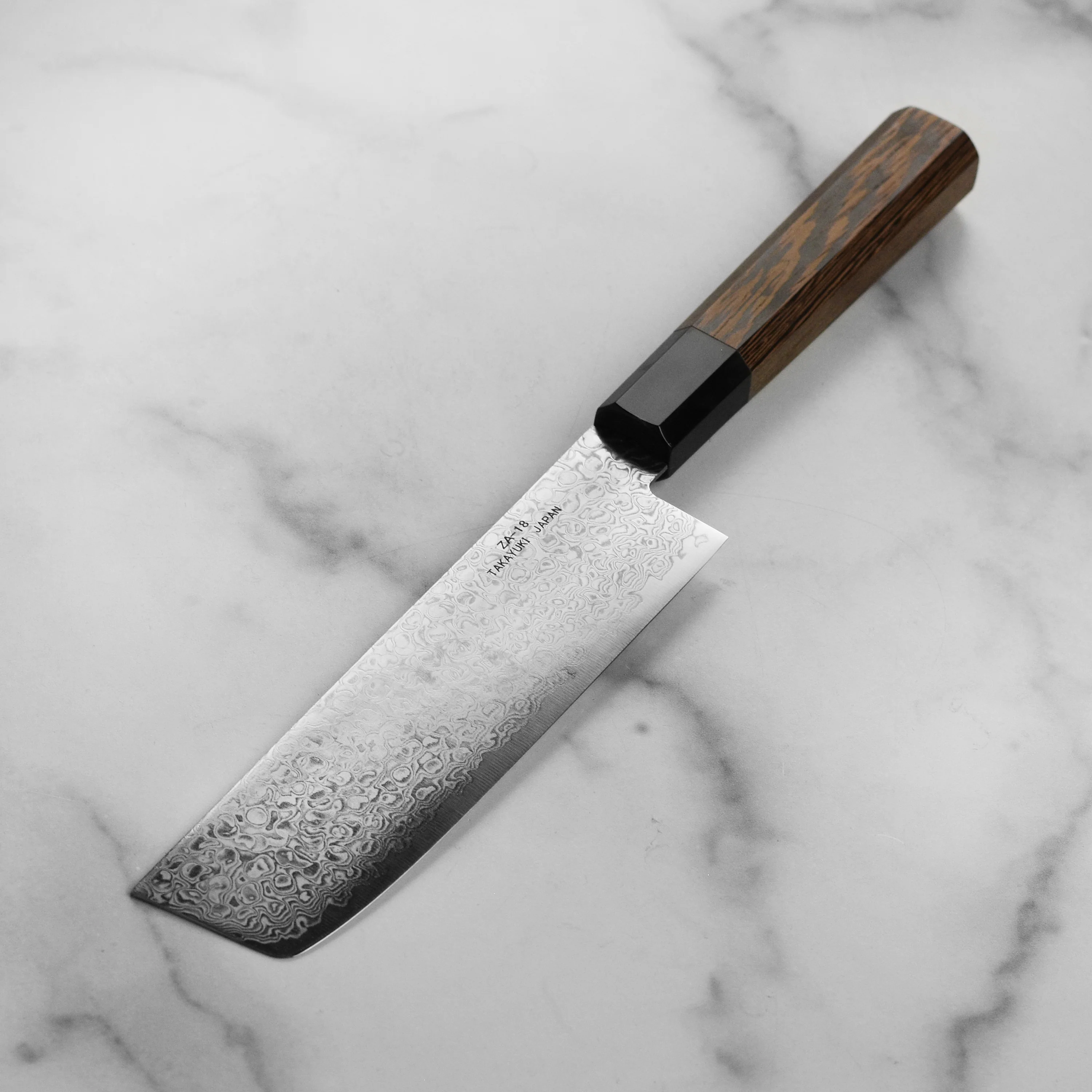 Takayuki Ginga ZA-18 Damascus 6.5" Nakiri - Image 9
