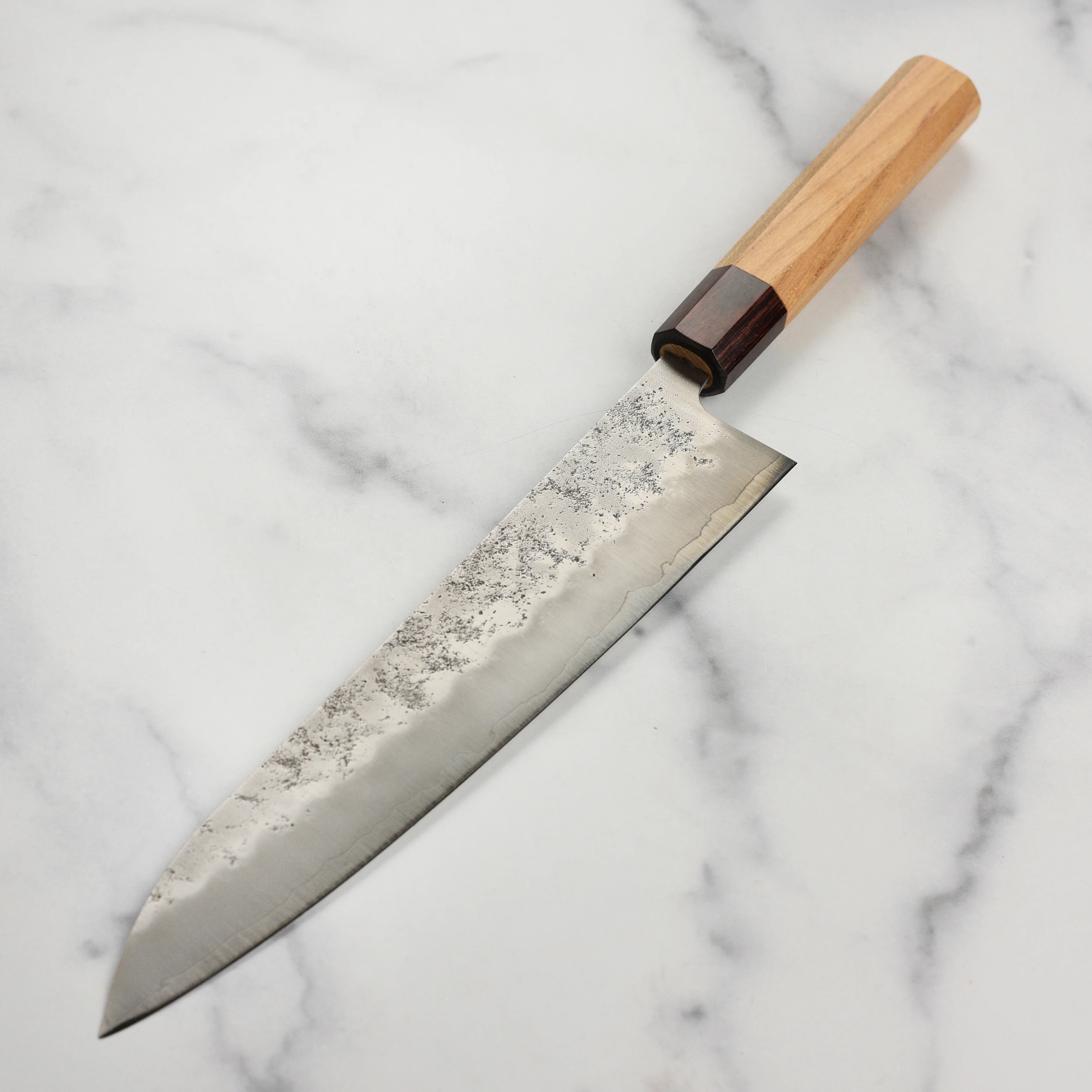 Takayuki Ginsan Nashiji 9.4" Gyuto - Image 11
