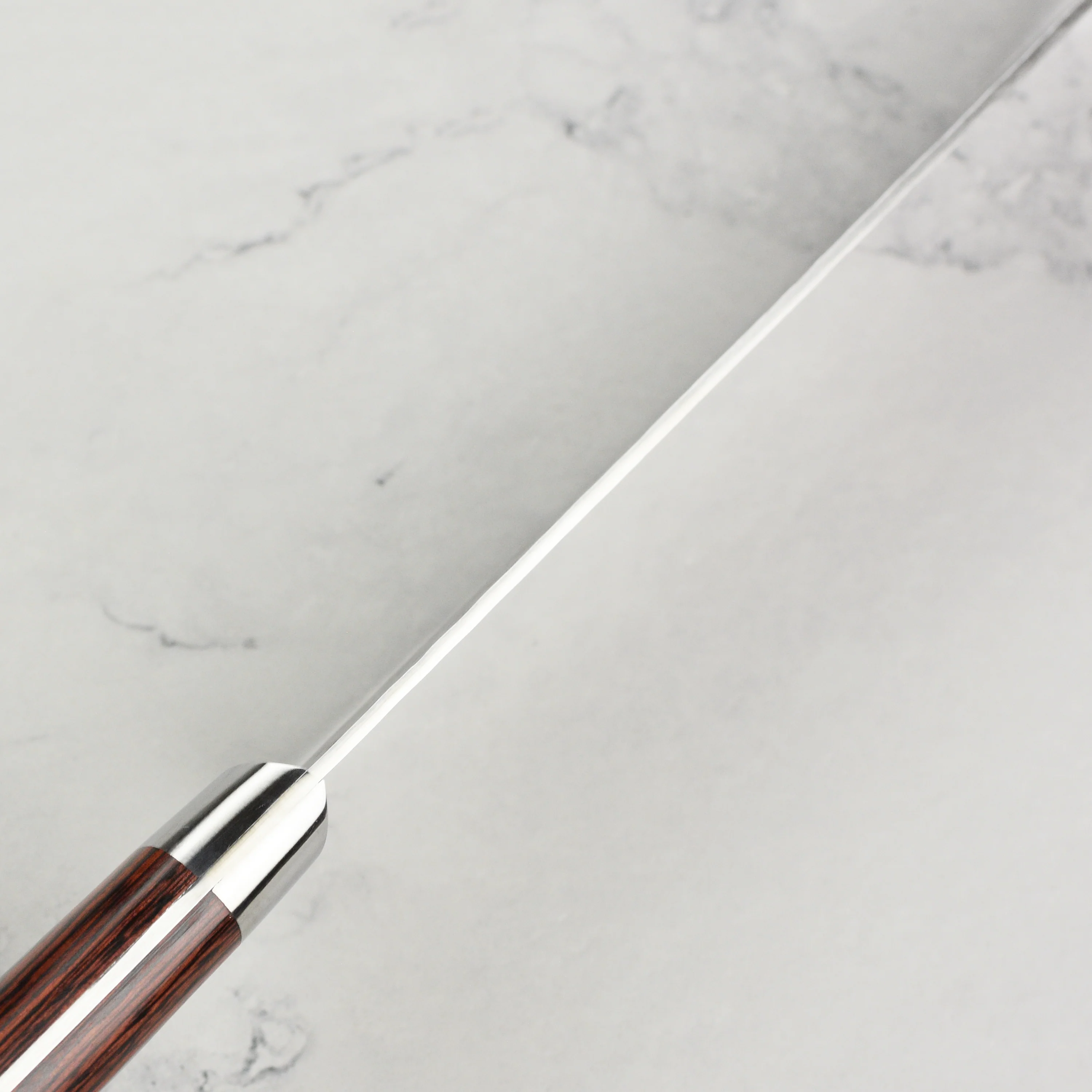 Takayuki Hammered Damascus 8.25" Butcher's Knife - Image 8