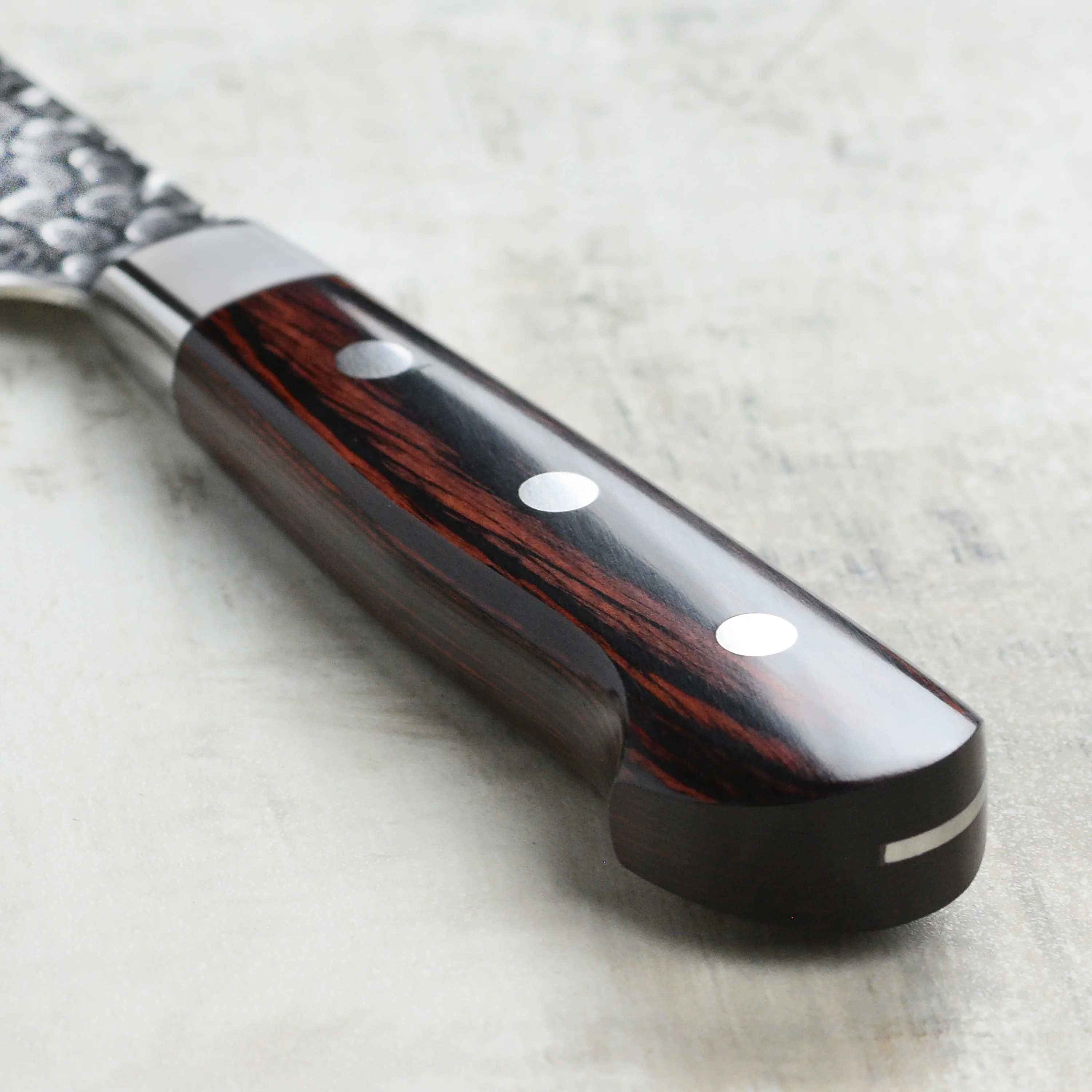 Takayuki Hammered Damascus 6.3" Nakiri - Image 2
