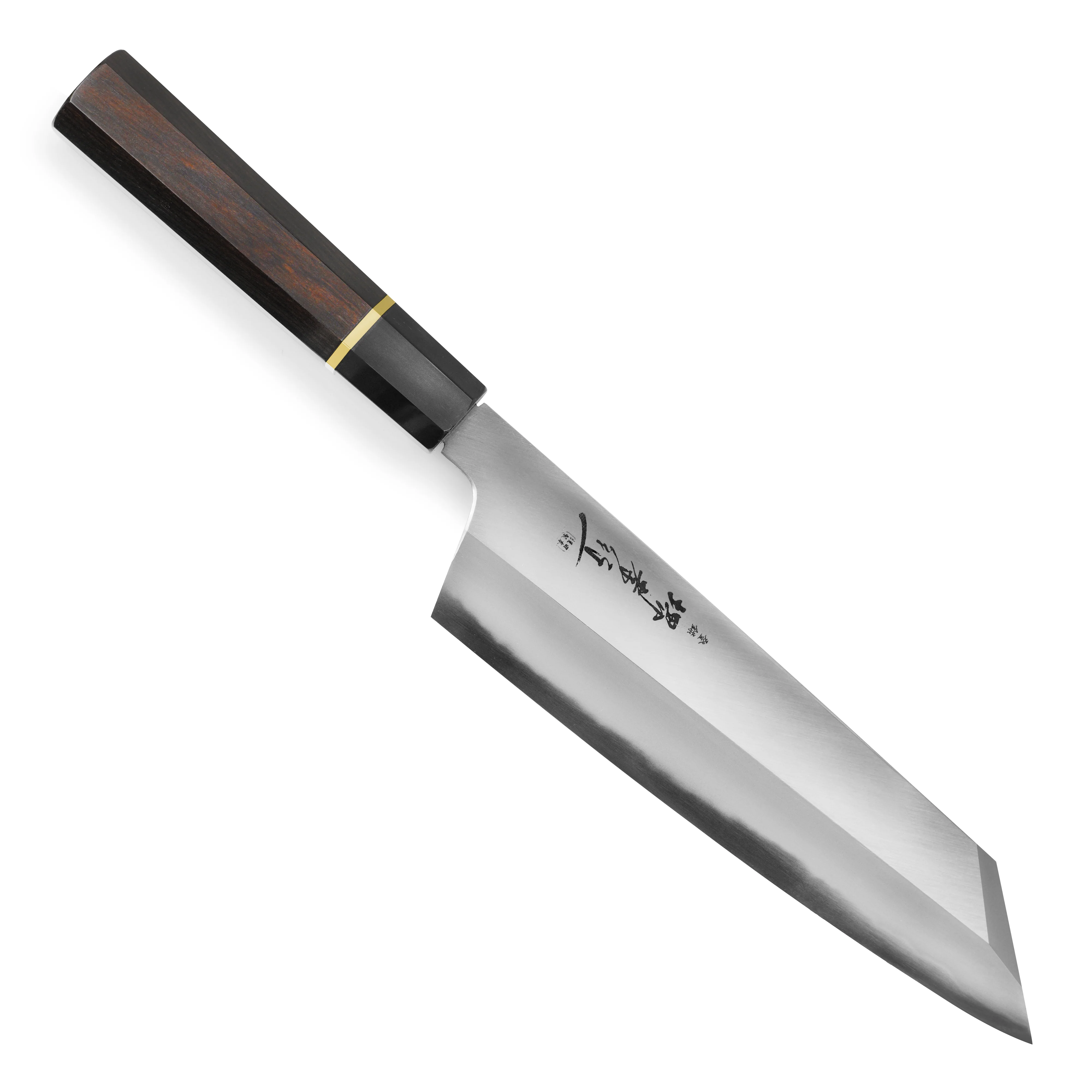Takayuki x Itsuo Doi Homura SP Aogami #2 8.9" Kengata Gyuto with Saya - Image 7