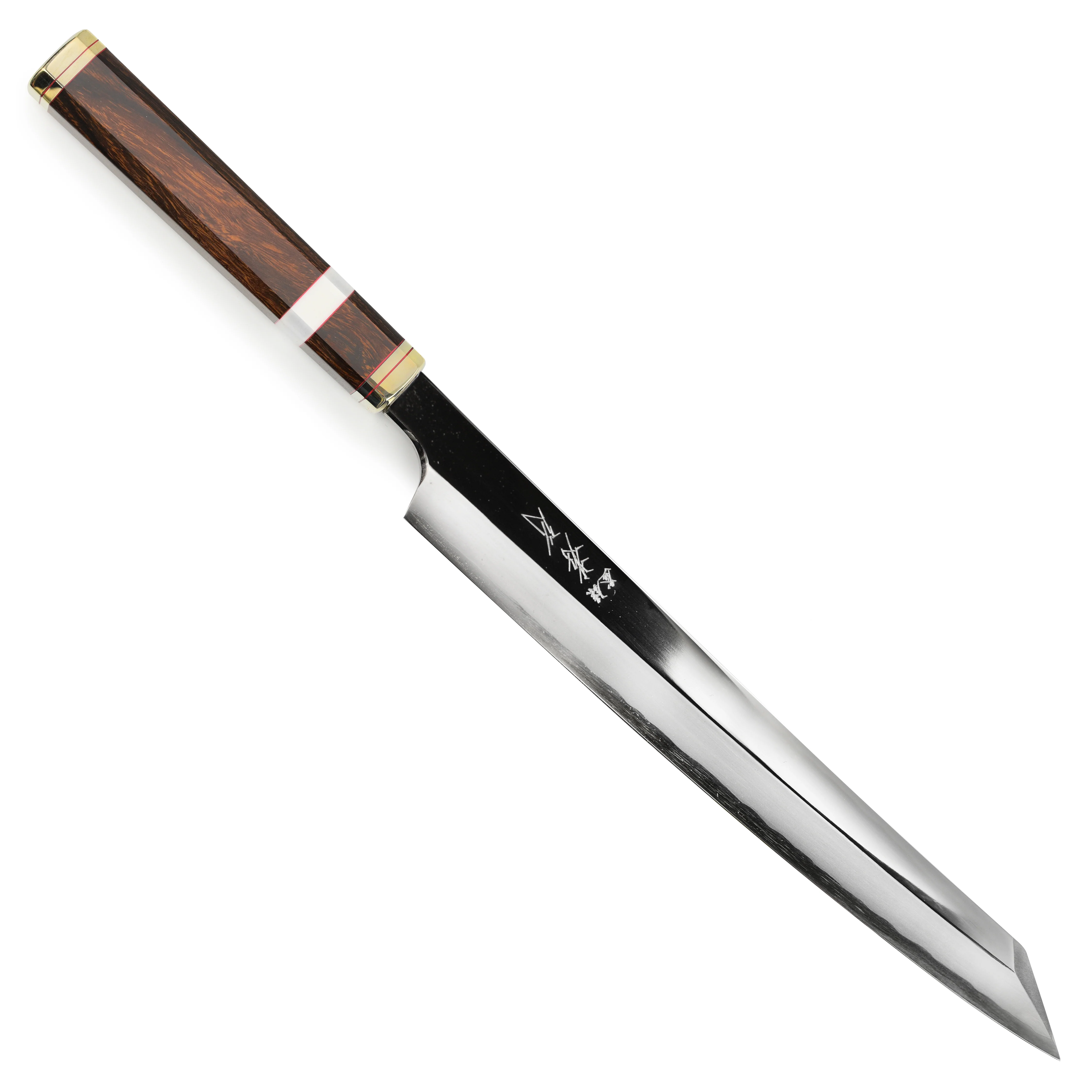 Takayuki Shiden Ginsan Single-Bevel 10.6" Kengata Yanagiba - Image 5