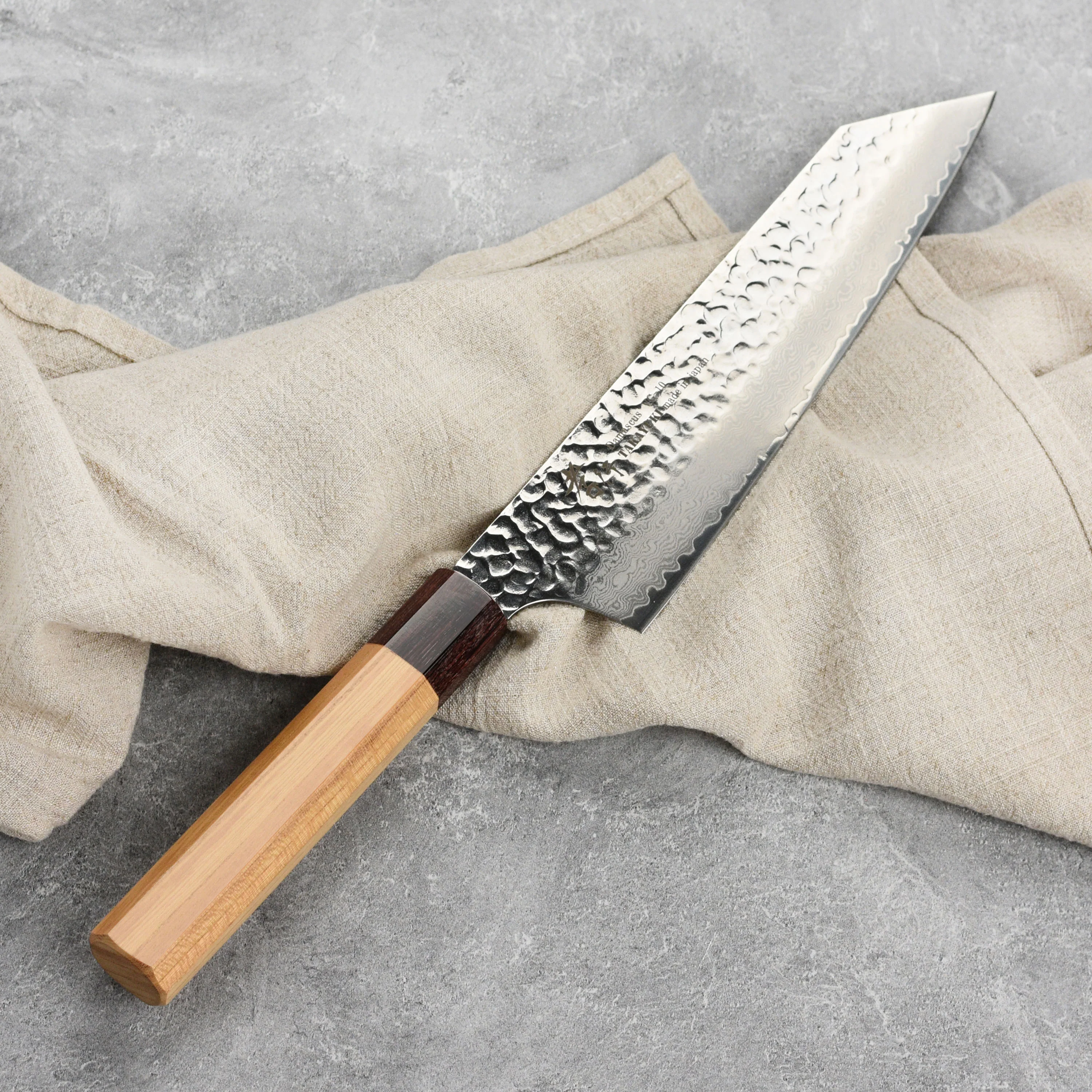 Takayuki Tsuchime Damascus 7.5" Bunka - Image 9