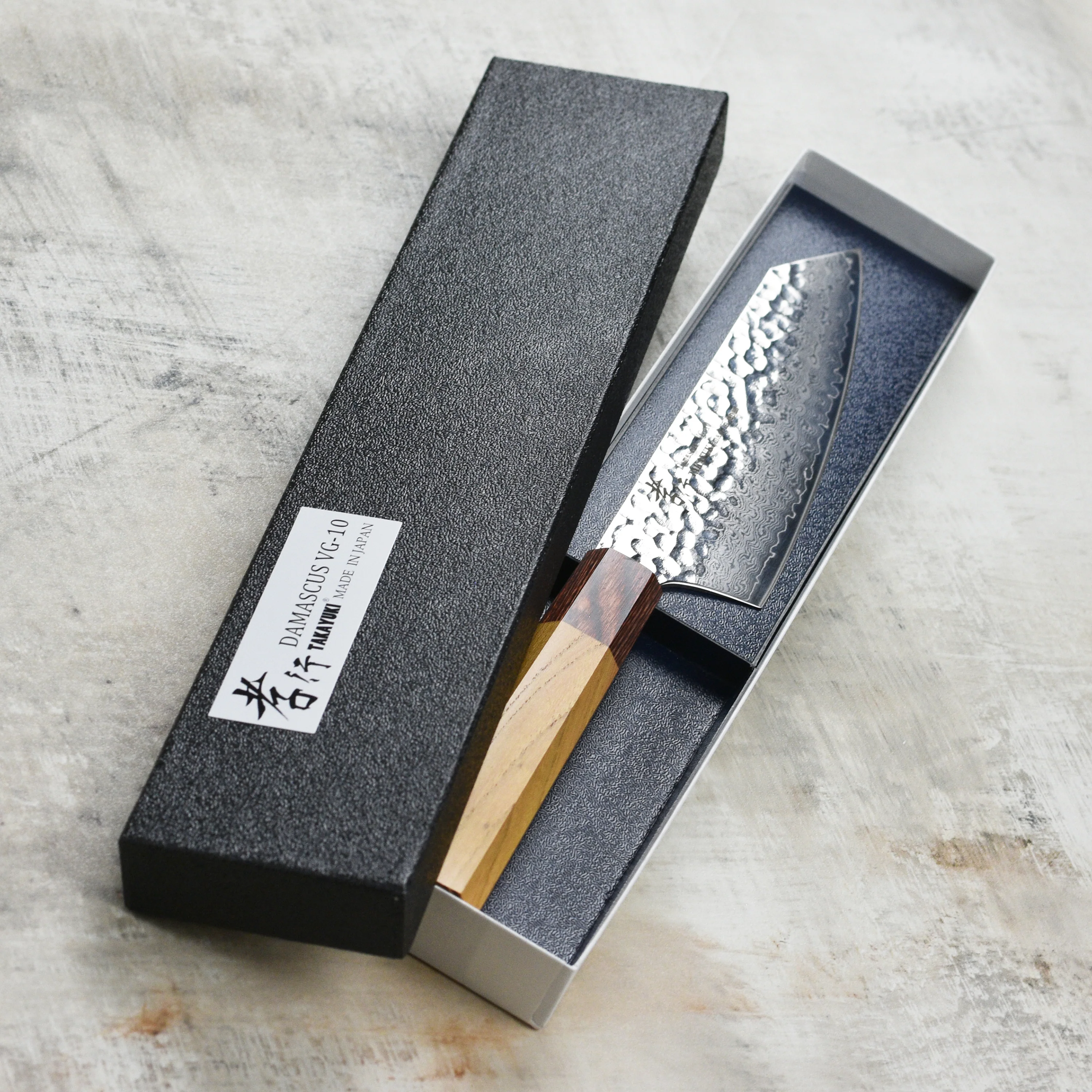 Takayuki Tsuchime Damascus 6.3" Bunka - Image 3