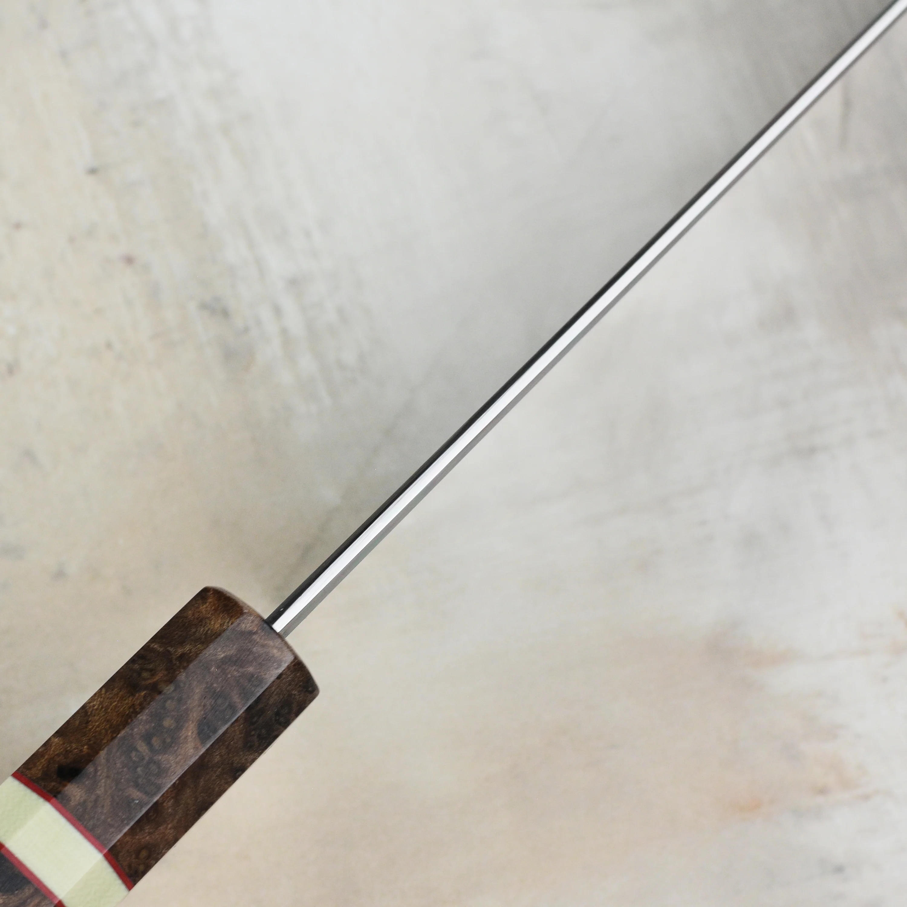 Tetsujin Aogami #2 So Kasumi 7" Nakiri, C+M Custom Handle - Image 7