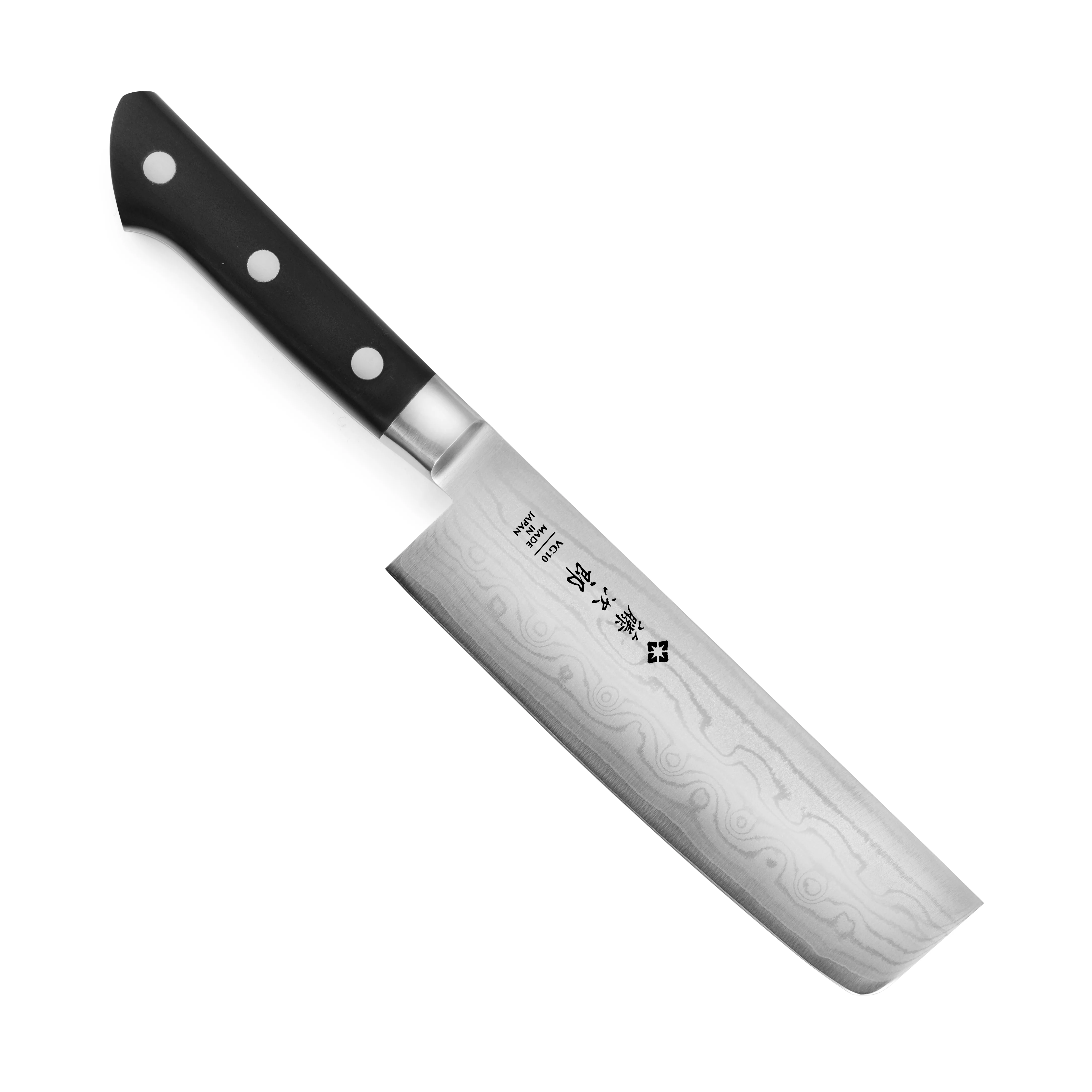 Tojiro Classic Damascus 7" Nakiri Knife - Image 4