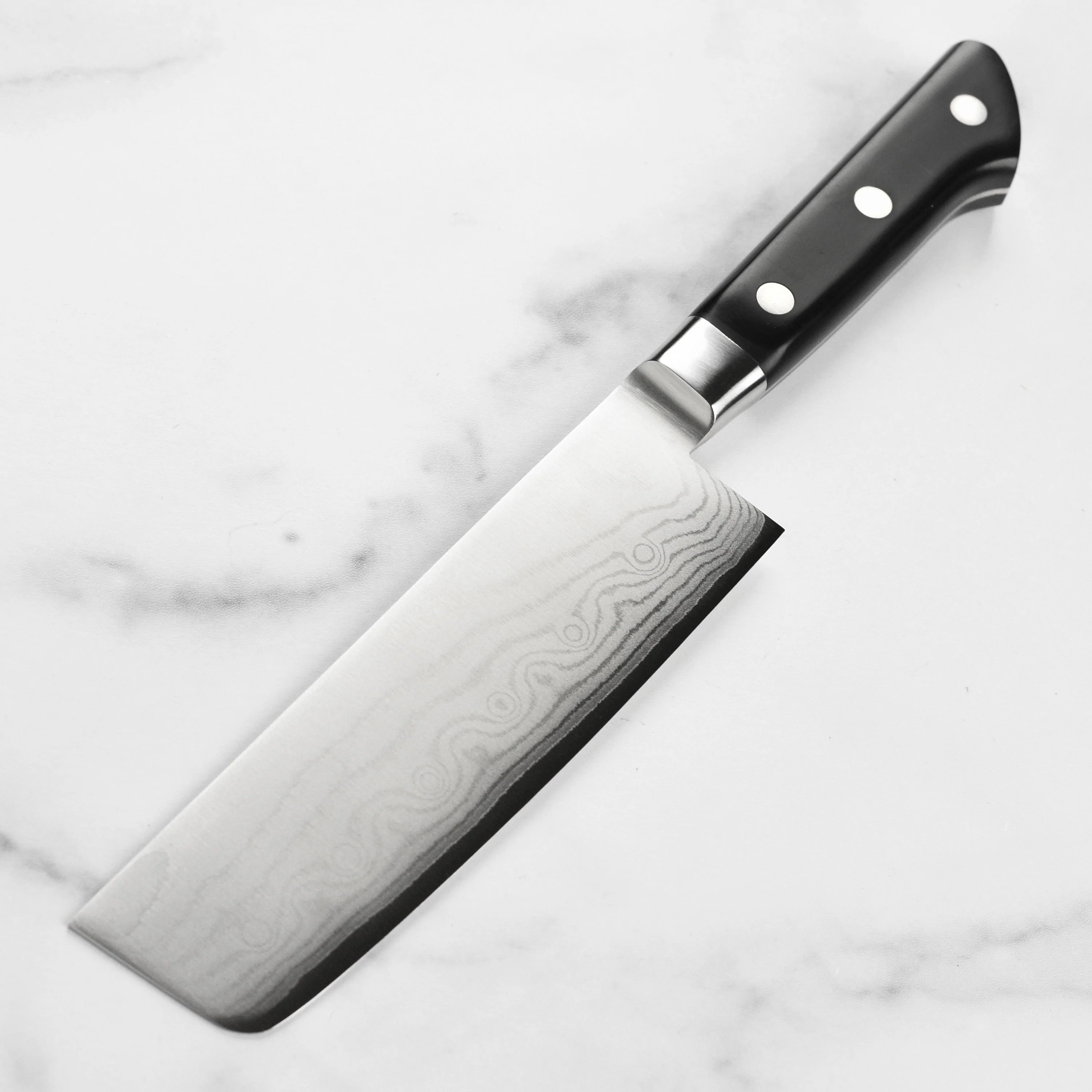Tojiro Classic Damascus 7" Nakiri Knife - Image 5