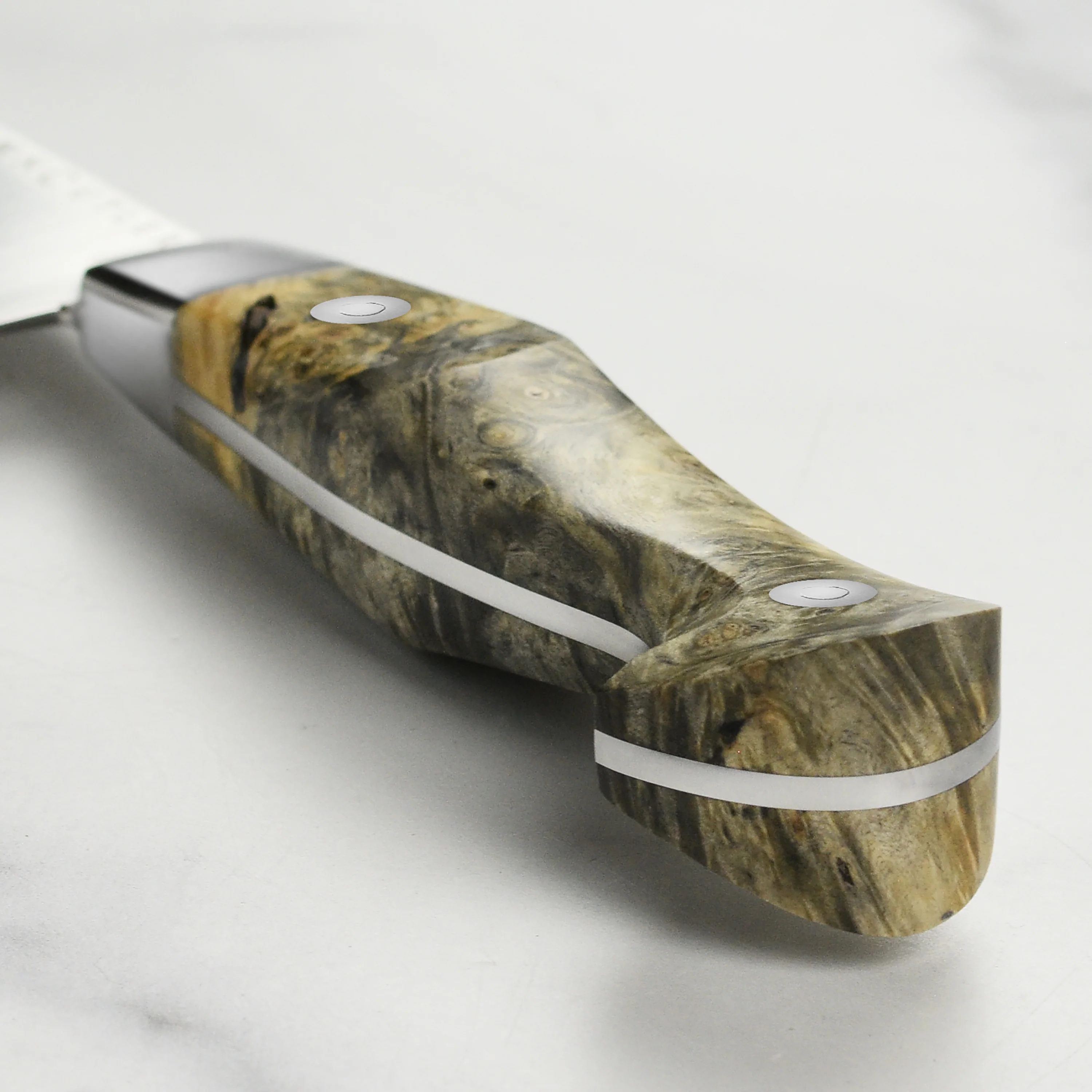 Town Cutler Classic AEB-L 8.5" Chef's Knife with Leather Sheath - Image 2
