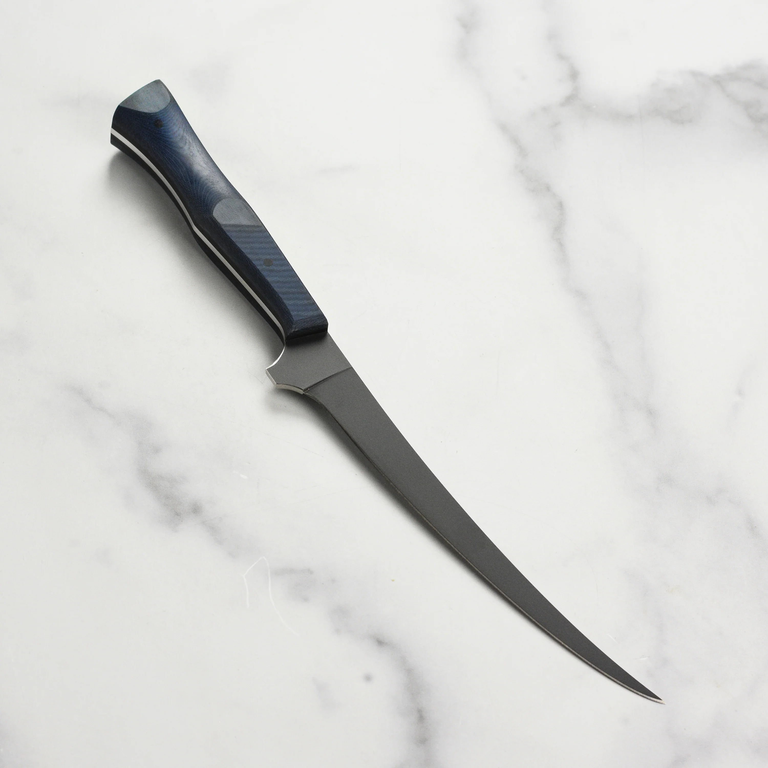 Town Cutler eXo Blue 6" Curved Boning Knife - Image 6