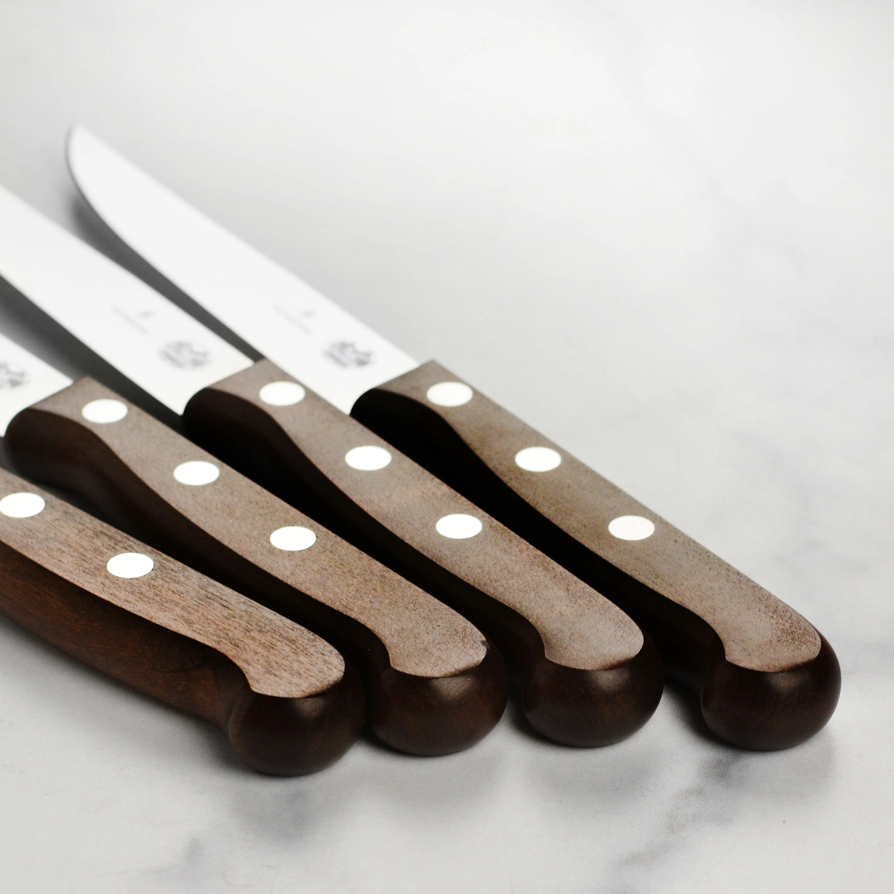 Victorinox Wood 4 Piece Fine Edge Steak Knife Set - Image 2