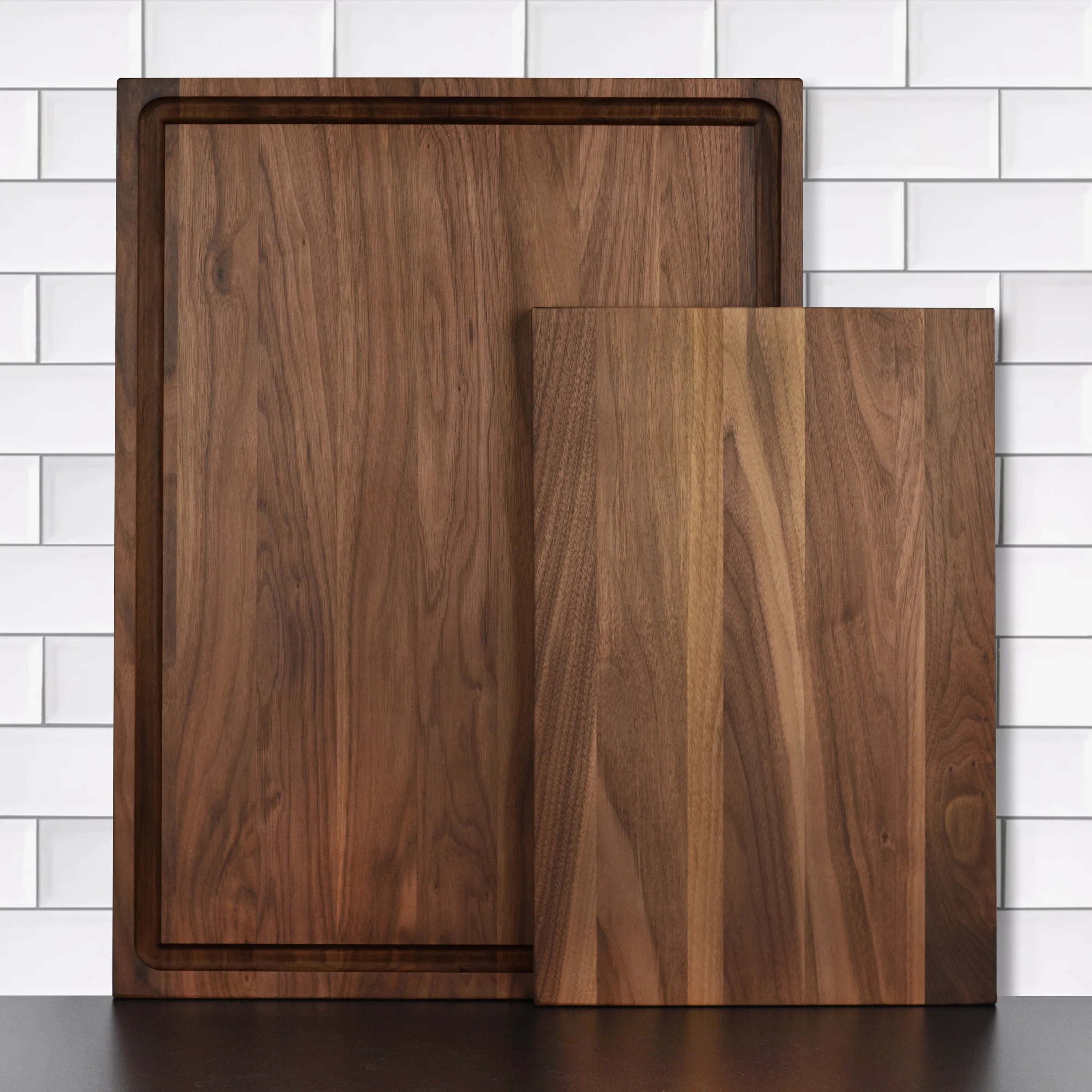 2 Piece Walnut Cutting Board Set - Image 2