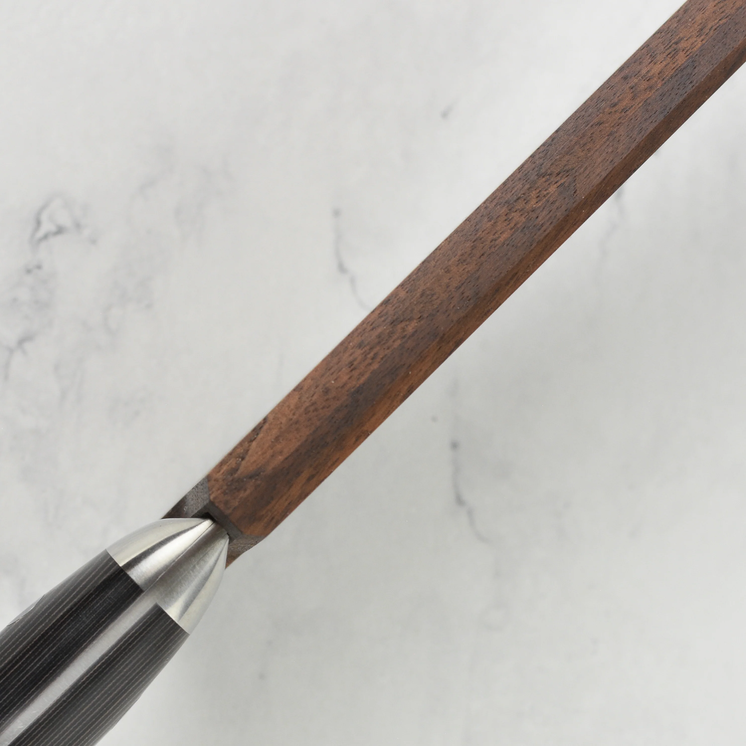 Walnut Magnetic Saya for Kramer 8" Chef's Knife - Image 3