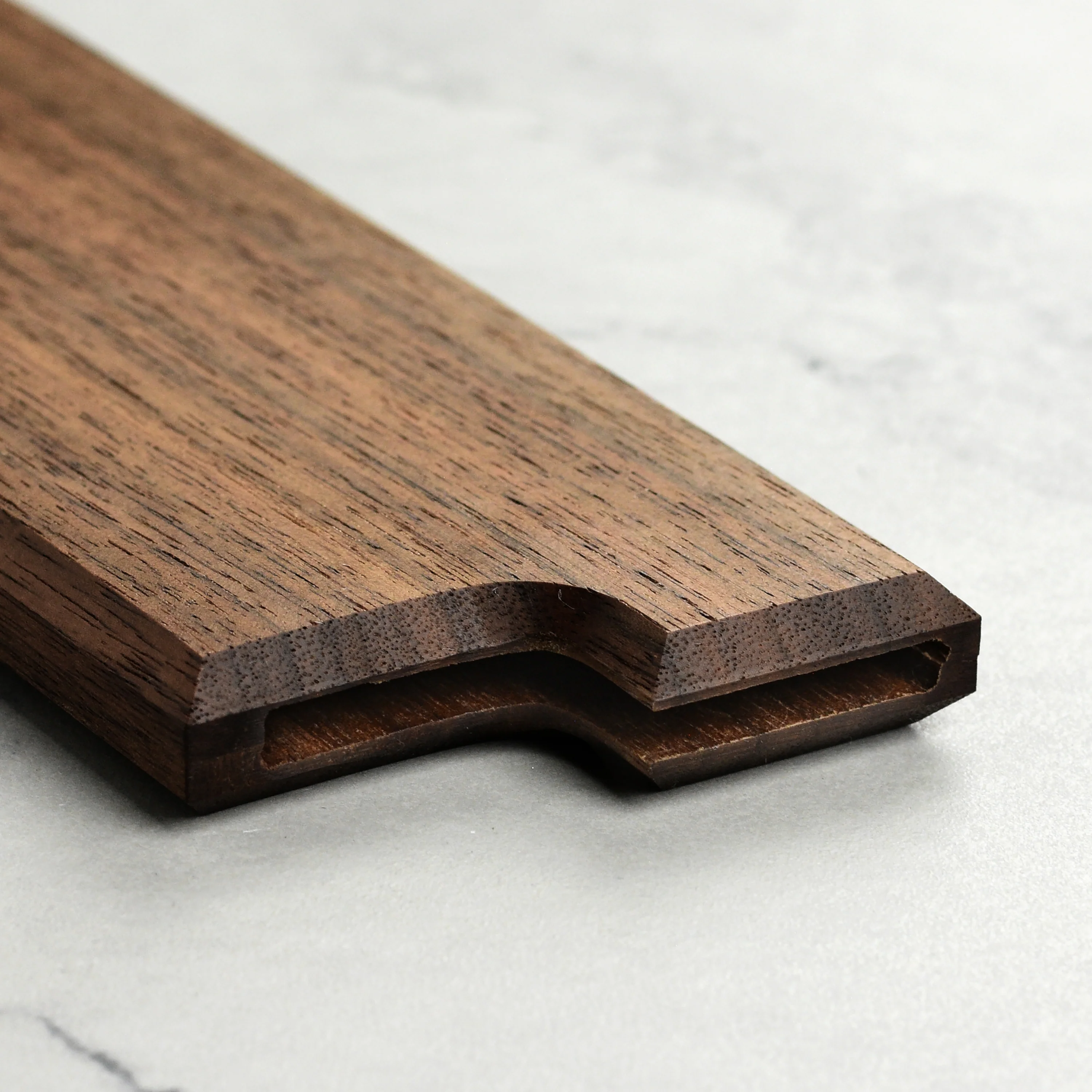 Walnut Magnetic Saya for 7" Nakiri - Image 4