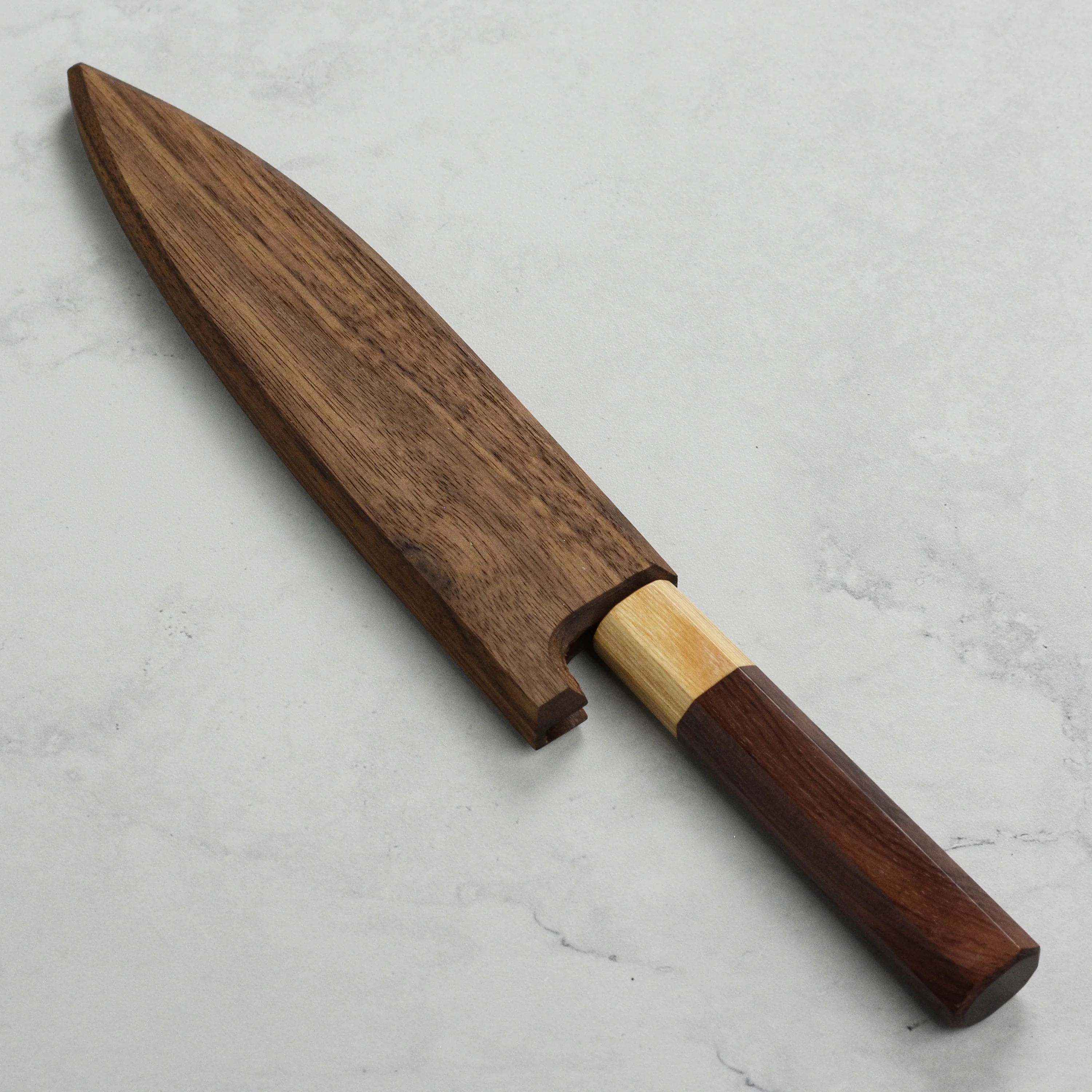 Walnut Magnetic Saya for 5.9" Petty - Image 6