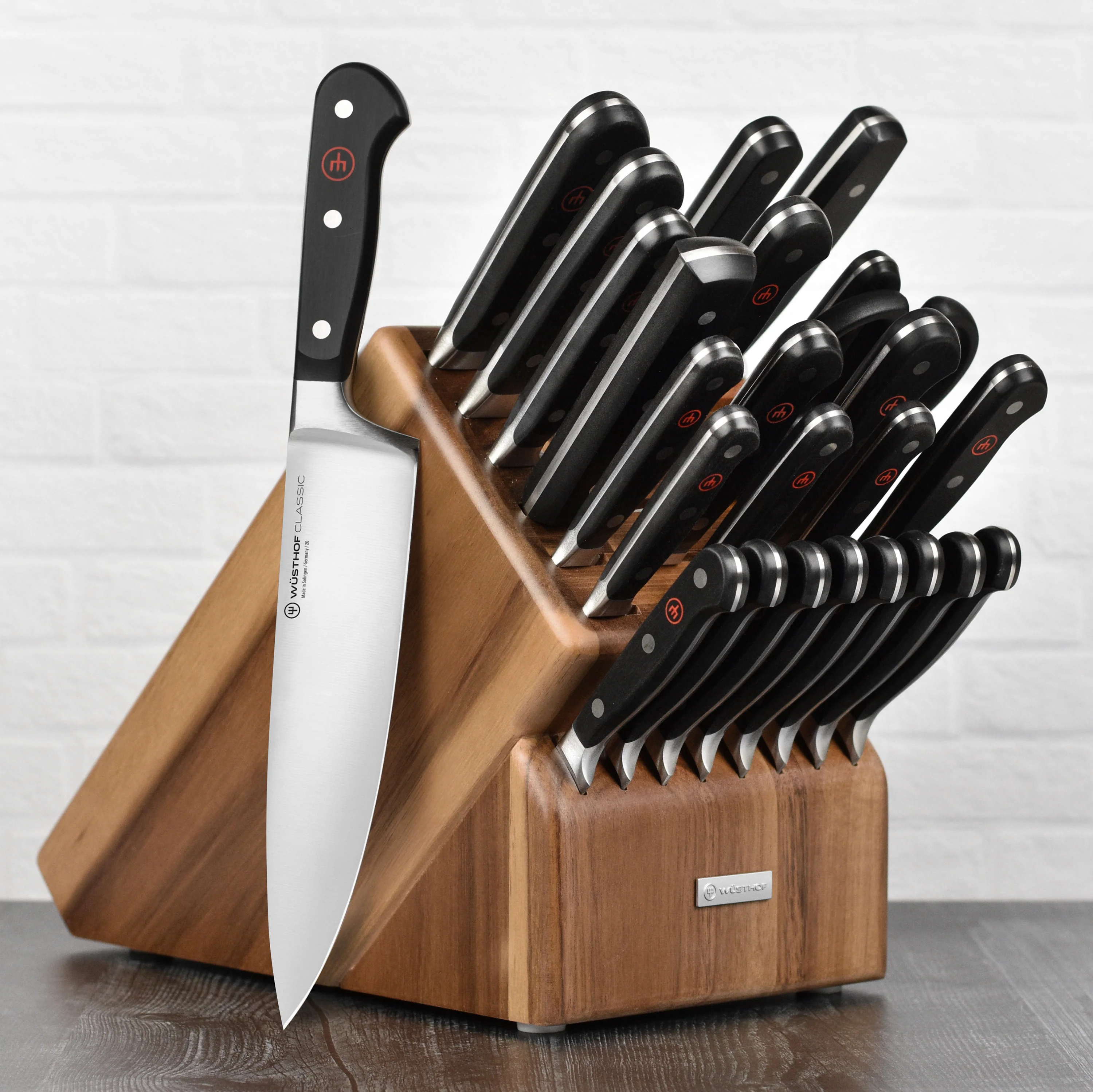Wusthof 25 Slot Acacia Knife Block - Image 7