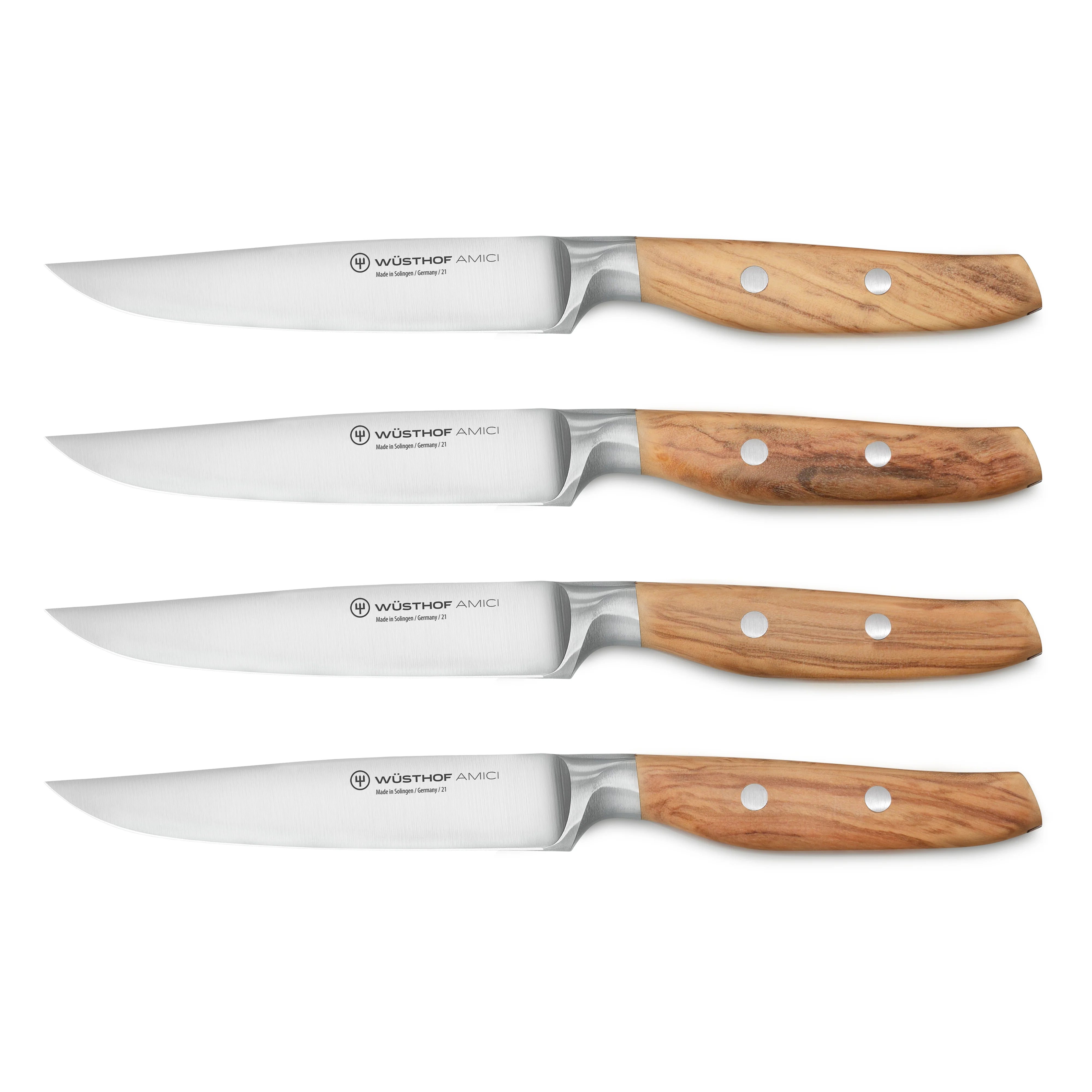 Wusthof Amici 4 Piece Steak Knife Set - Image 3