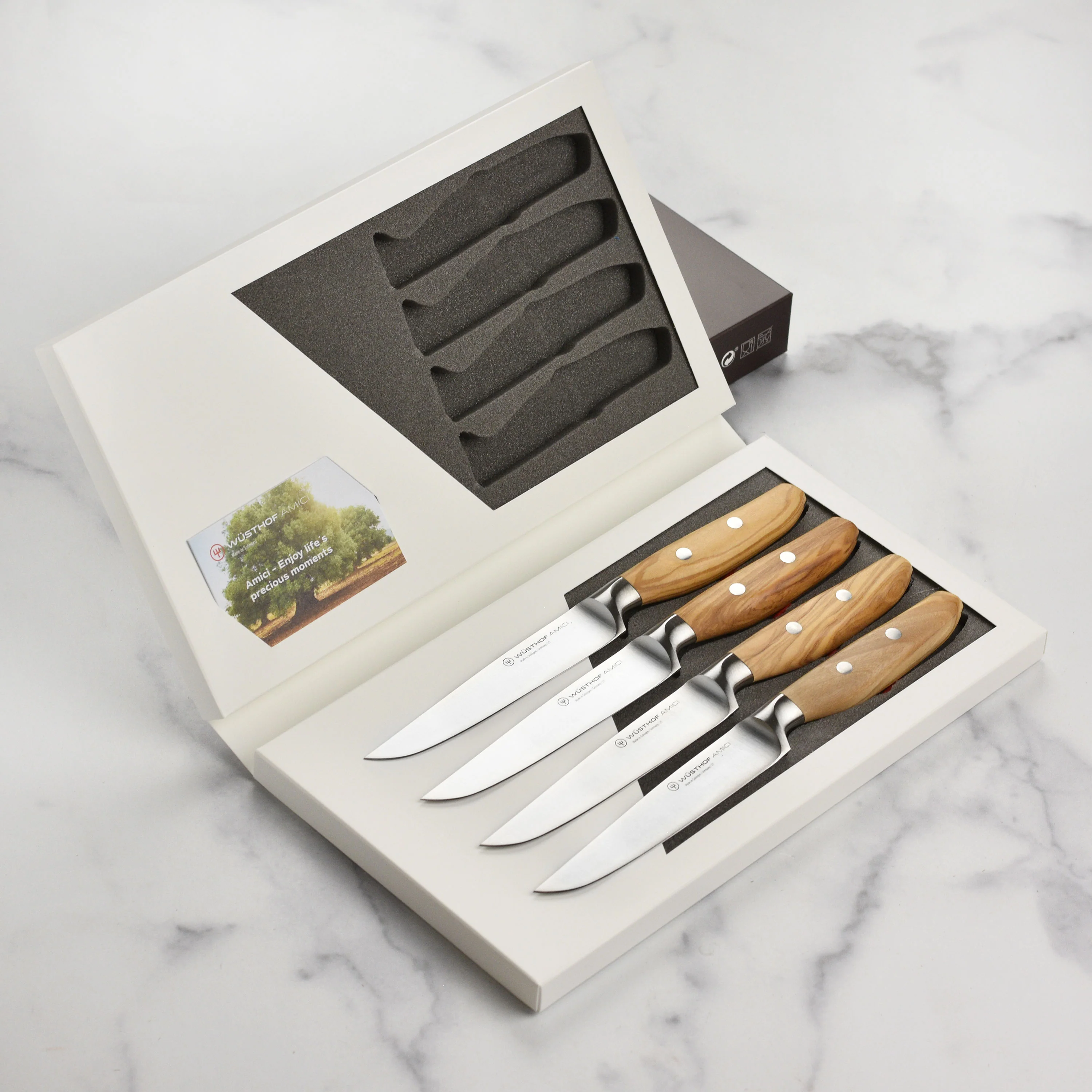 Wusthof Amici 4 Piece Steak Knife Set - Image 4