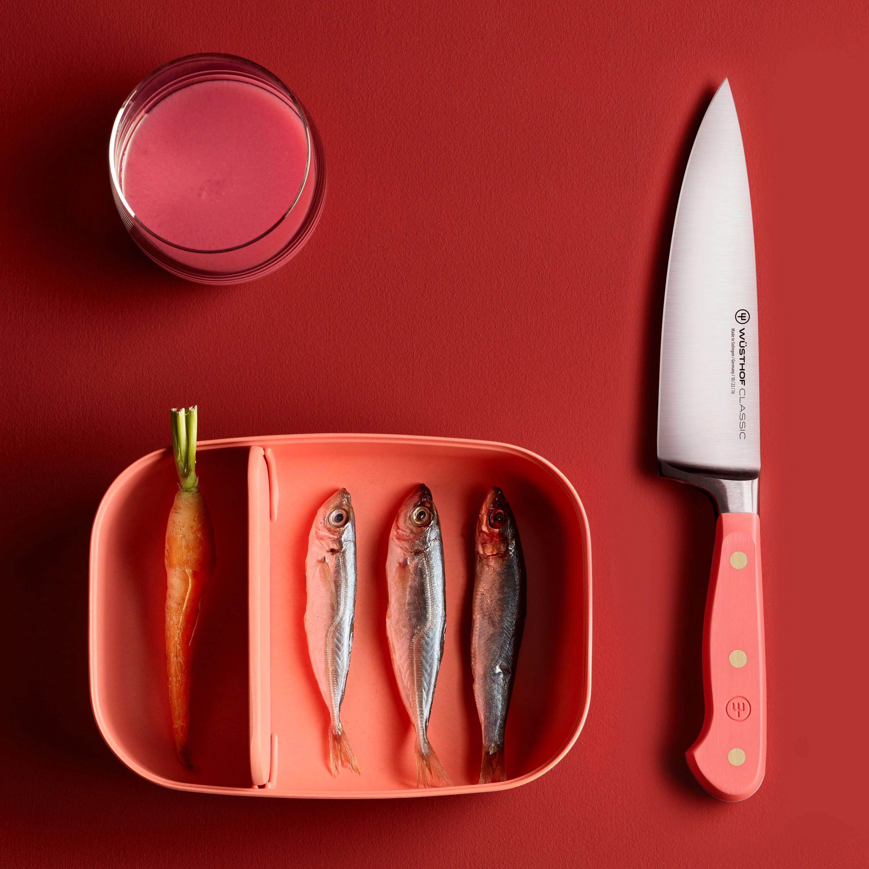 Wusthof Classic Coral Peach 6" Chef's Knife - Image 6