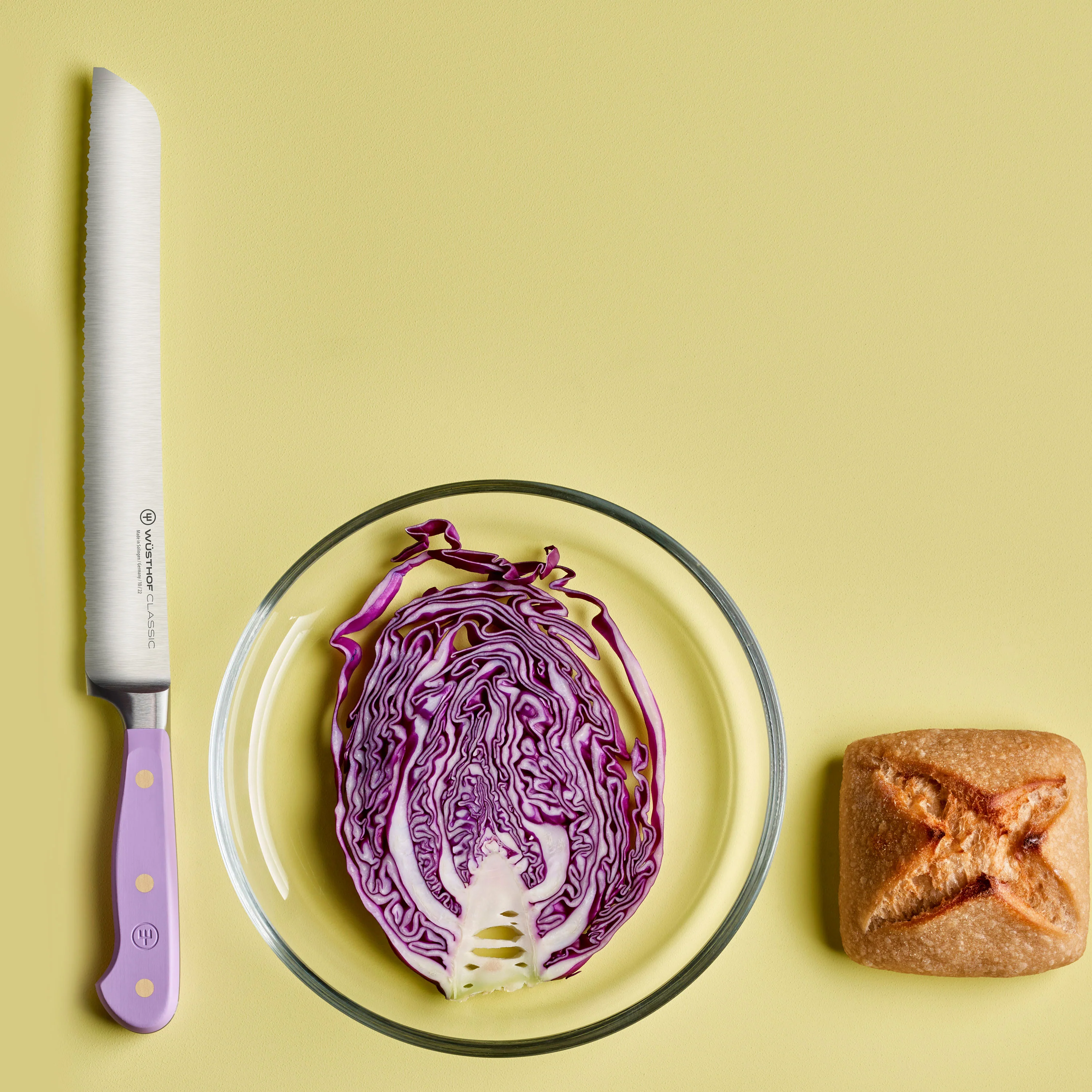 Wusthof Classic Purple Yam 9" Double Serrated Bread Knife - Image 4