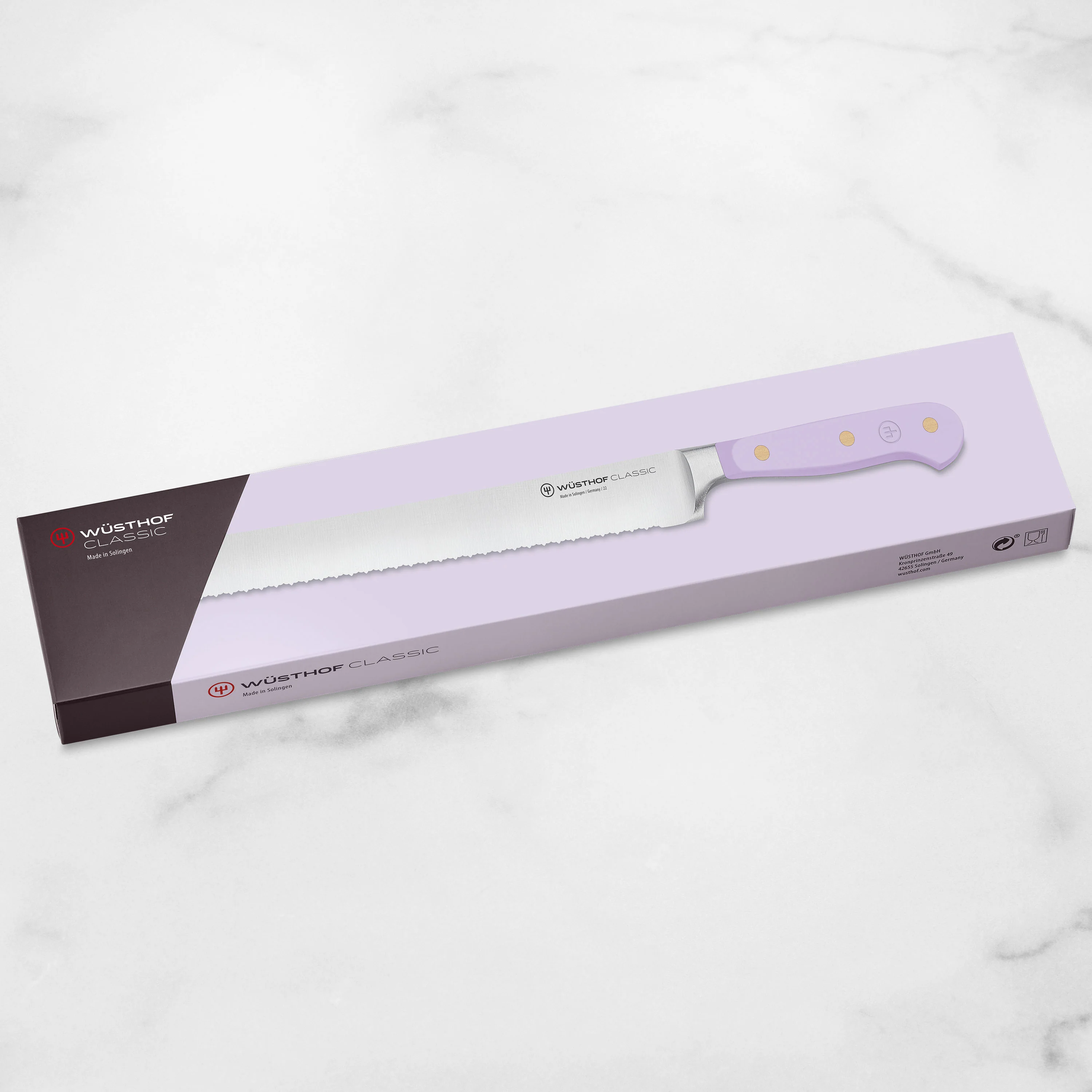 Wusthof Classic Purple Yam 9" Double Serrated Bread Knife - Image 9