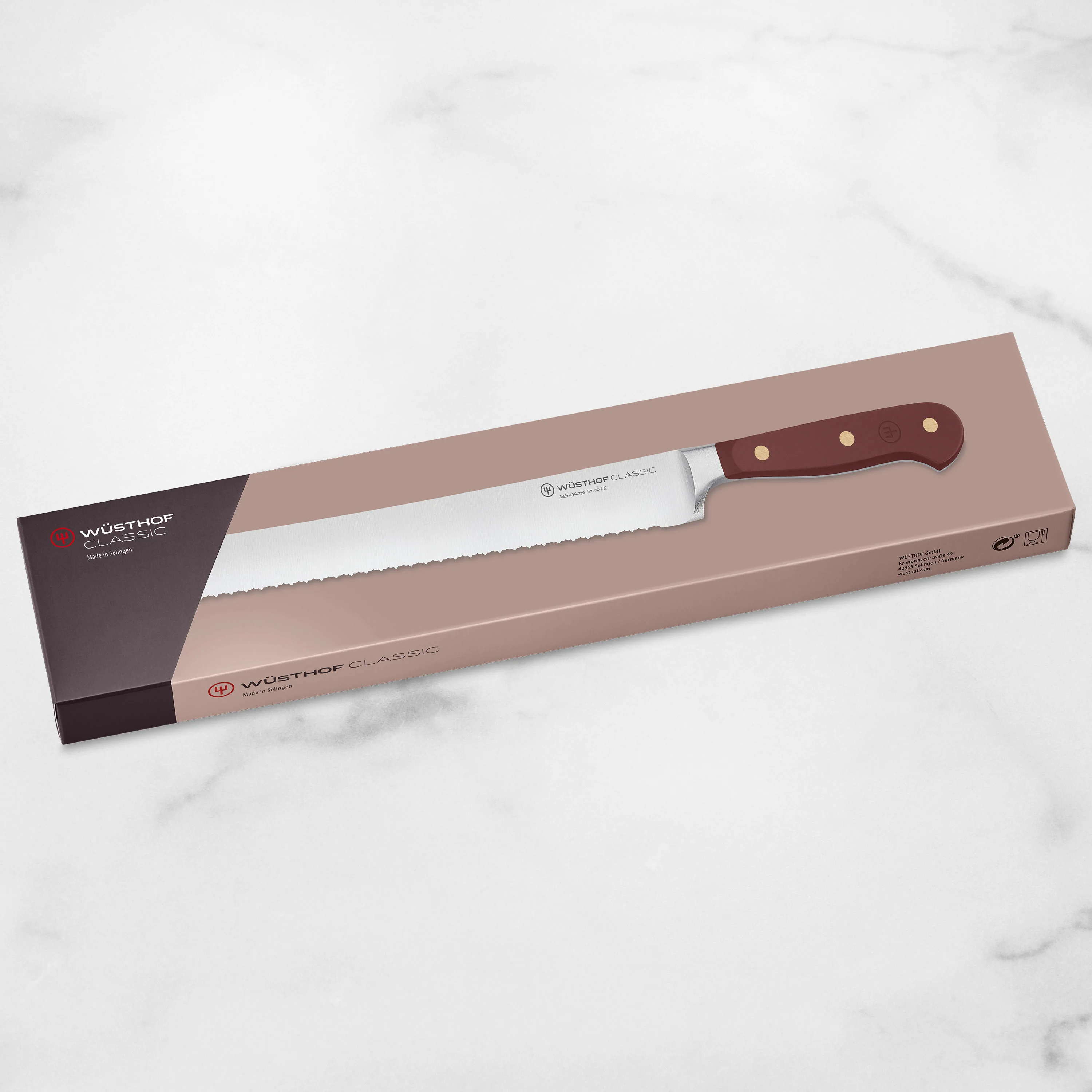 Wusthof Classic Tasty Sumac 9" Double Serrated Bread Knife - Image 9